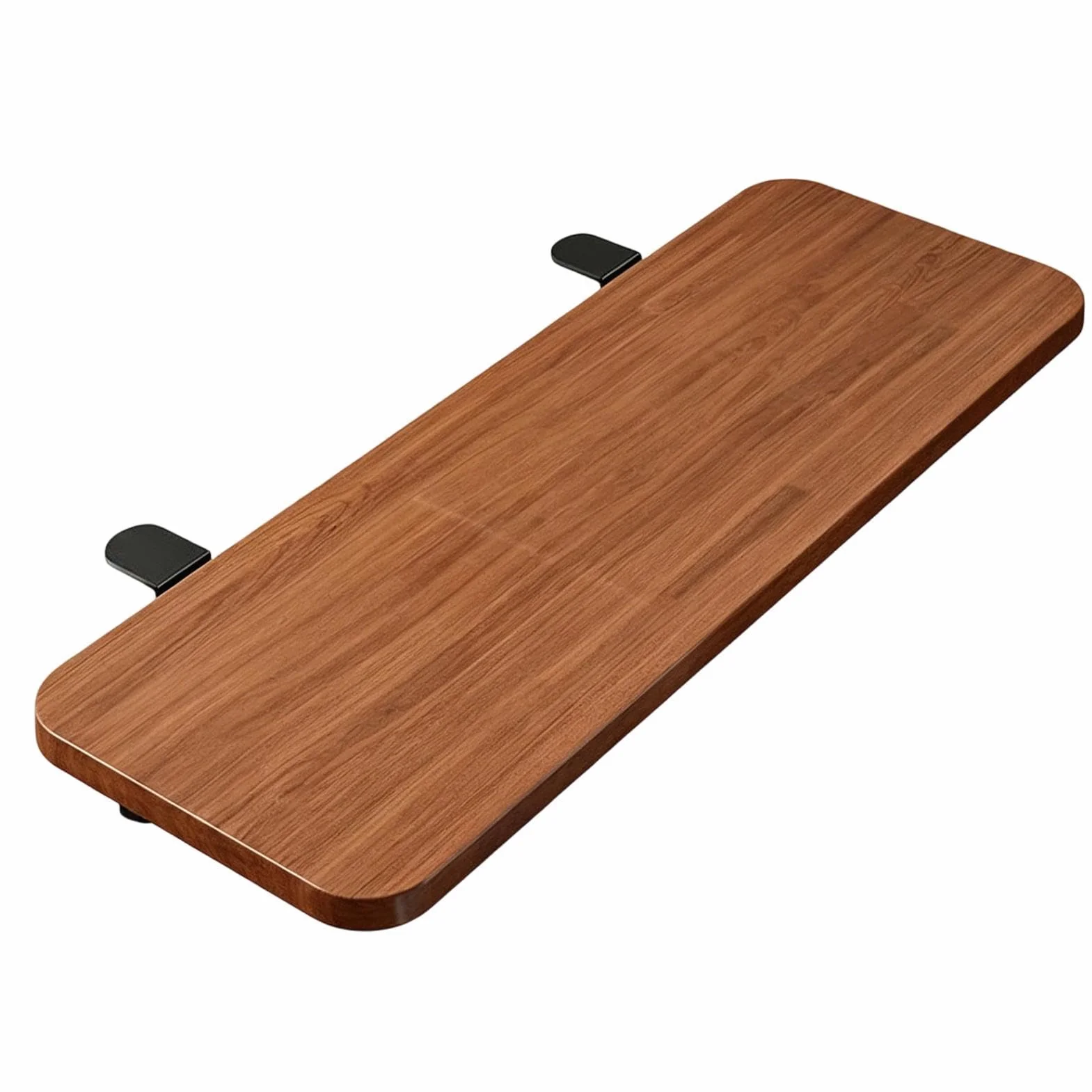 Prolunga Da Scrivania - Poggiapolsi Da Tavolo Pieghevole | Ripiano Estensione Desktop | 50x20x1.2cm Legno Acciaio 1520g 25kg Carico Nessuna Perforazione 90 ° Pieghevole Per Donne Uomini Professionisti