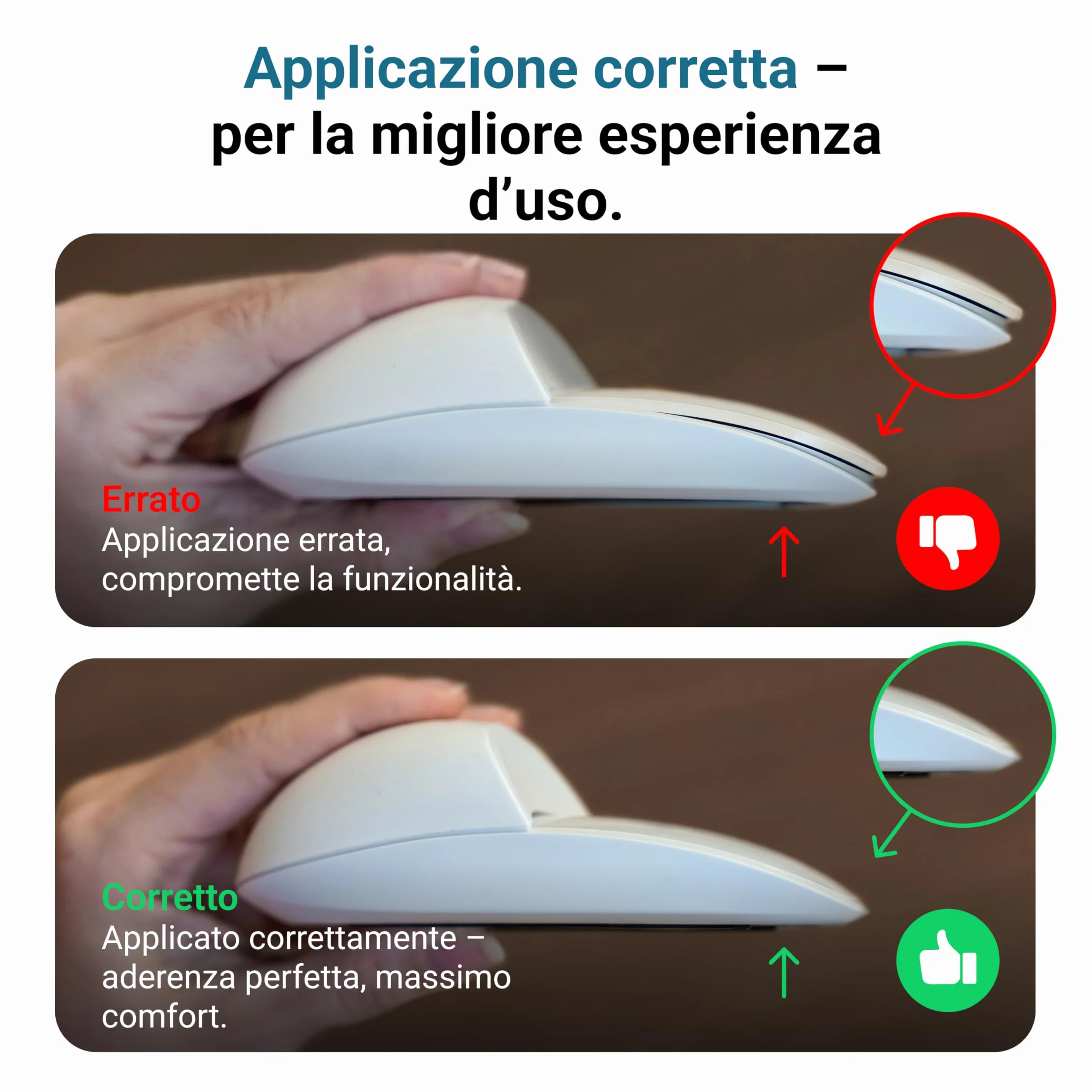Custodia Magic Mouse per una postura migliore | L’upgrade per la Magic Mouse Apple | Custodia mouse Apple compatta | Accessori iMac ideali