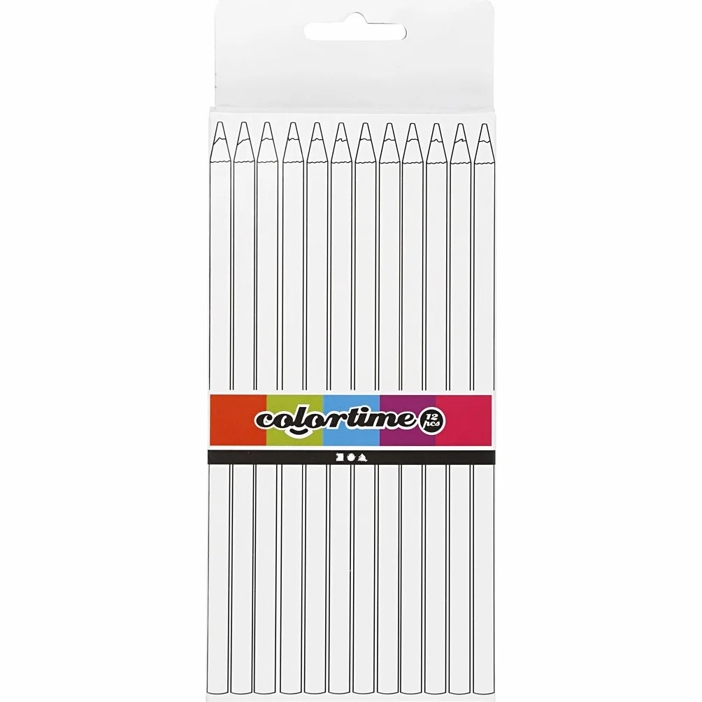 Matite colorate Colortime 3 mm 17 cm 12pz rosso