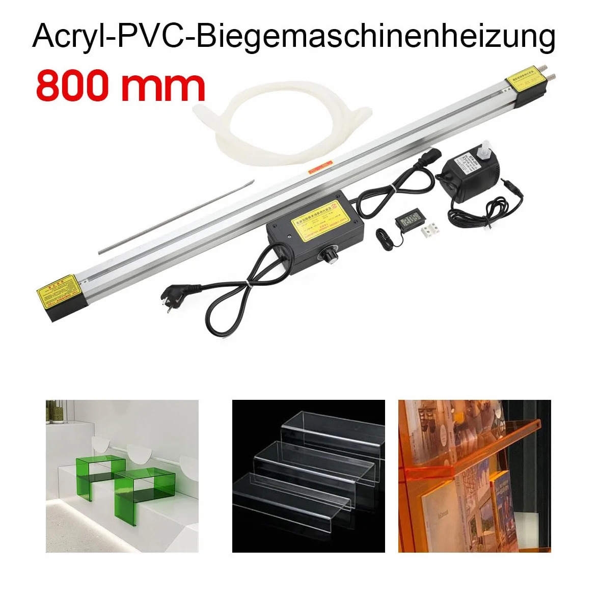 Piegatrice acrilica piegatrice in plastica 1200V 800mm piegatrice