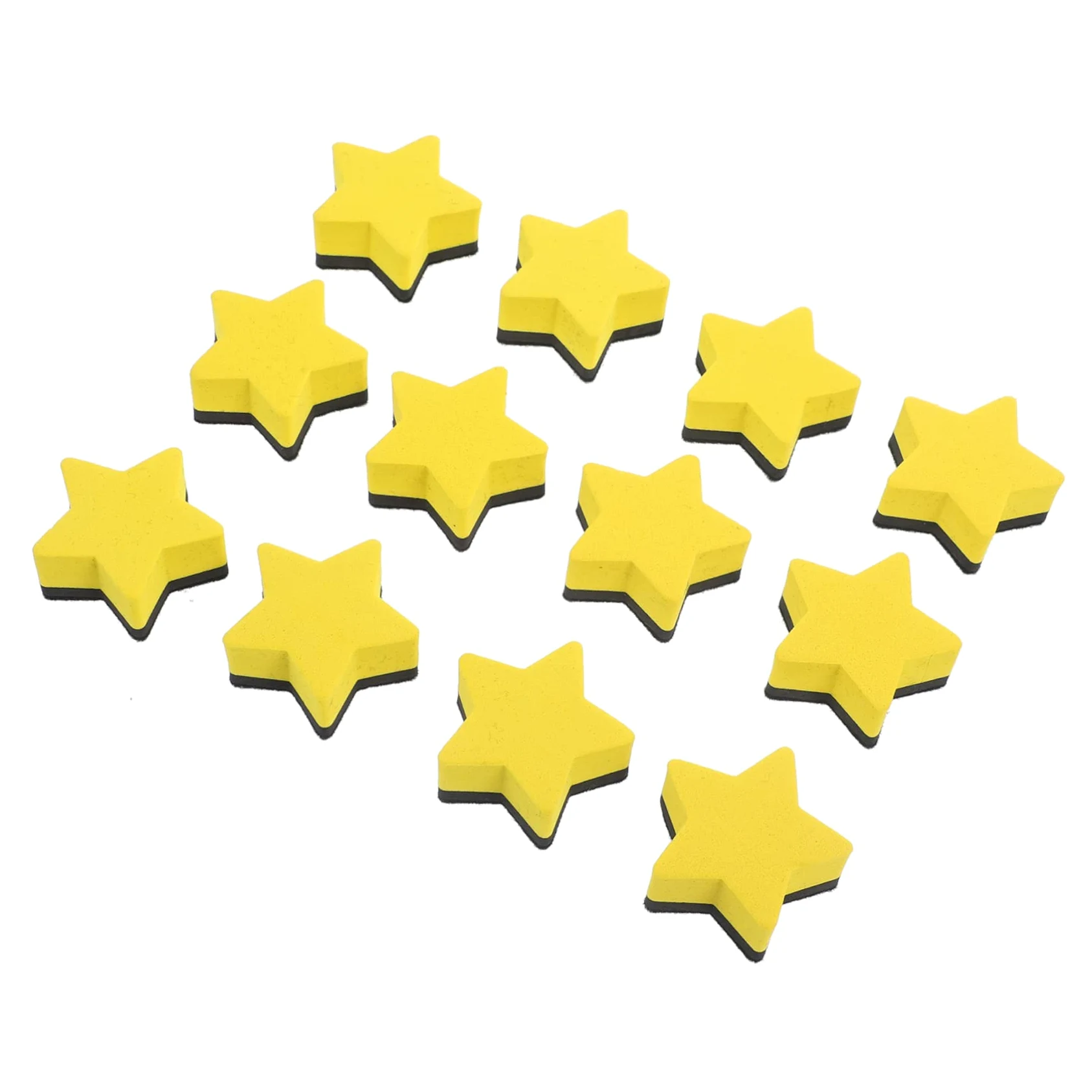 Ciieeo 48pezzi Erasers Magnetici Forma Di Stella Per Lavagne Per Scuole e Uffici Design e Leggero Strumenti Di Pulizia Pratici Per Ufficio