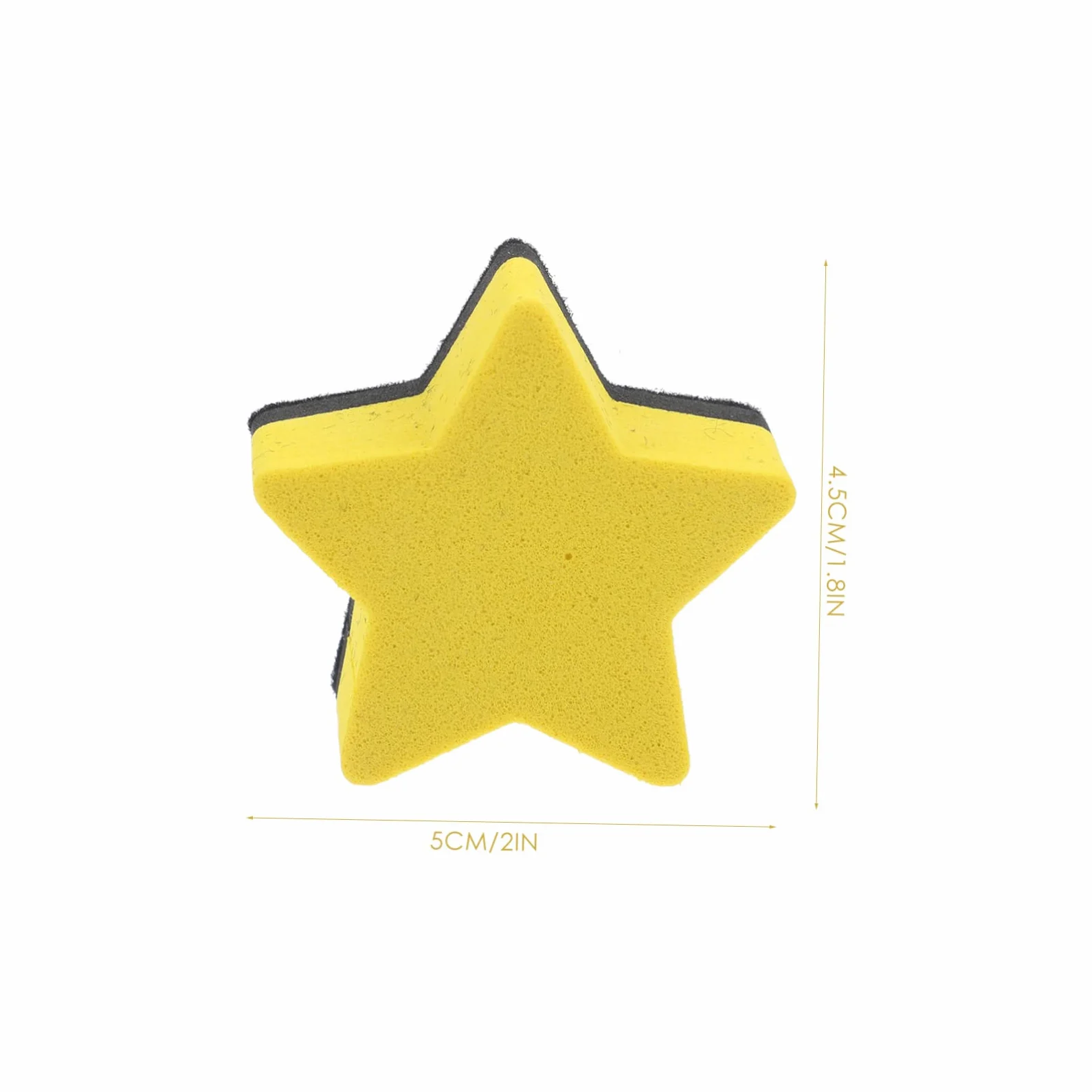 Ciieeo 48pezzi Erasers Magnetici Forma Di Stella Per Lavagne Per Scuole e Uffici Design e Leggero Strumenti Di Pulizia Pratici Per Ufficio