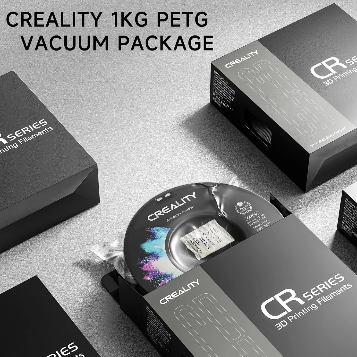 Creality Filamento PETG 1.75mm 1KG Beige Alta Precisione Stampante 3D