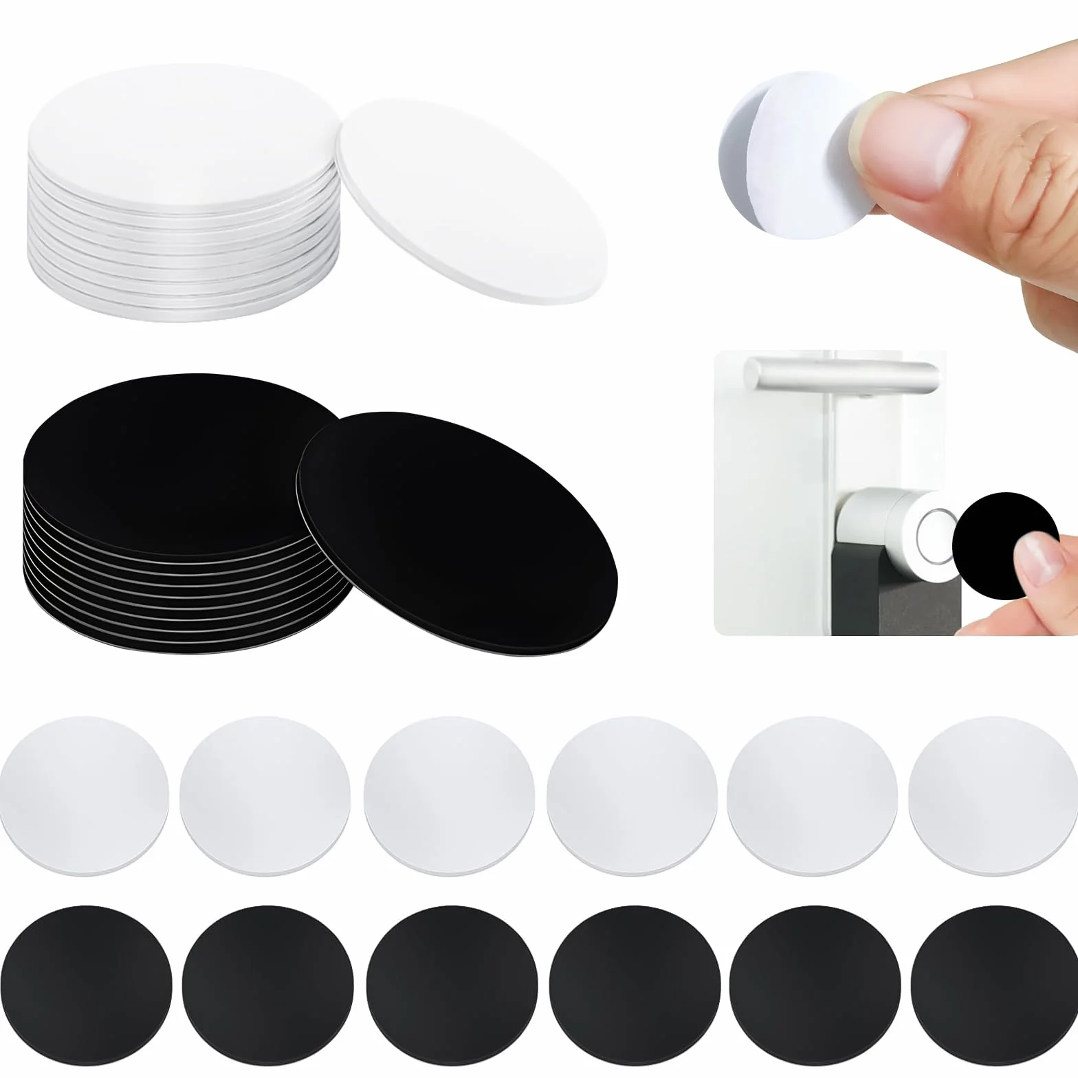 NFC Tag Ntag215 25 Pezzi Adesivi Riscrivibili 504 Byte 25 Mm Compatibili Smartphone NFC