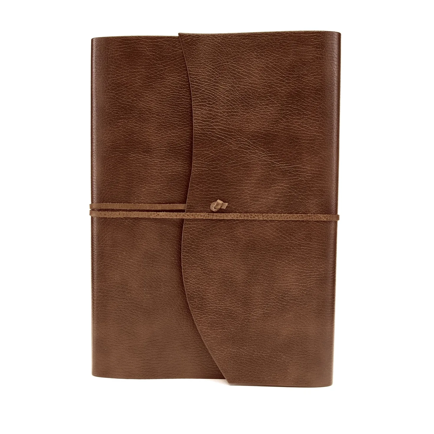 Belcraft Tivoli A4 Diario/Taccuino in Pelle riciclata, Realizzato a mano da Artigiani Toscani, Include Scatola Regalo, A4 (21x30 cm) Marrone Chiaro
