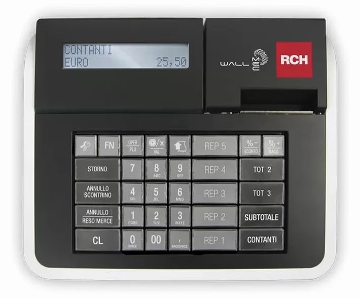 REGISTRATORE DI CASSA TELEMATICO FISCALE RCH adatto a tutte le attività,Wifi incluso collegabile a hotspot Smartphone o lan, Assistenza INCLUSA. giuseppemassaro.it