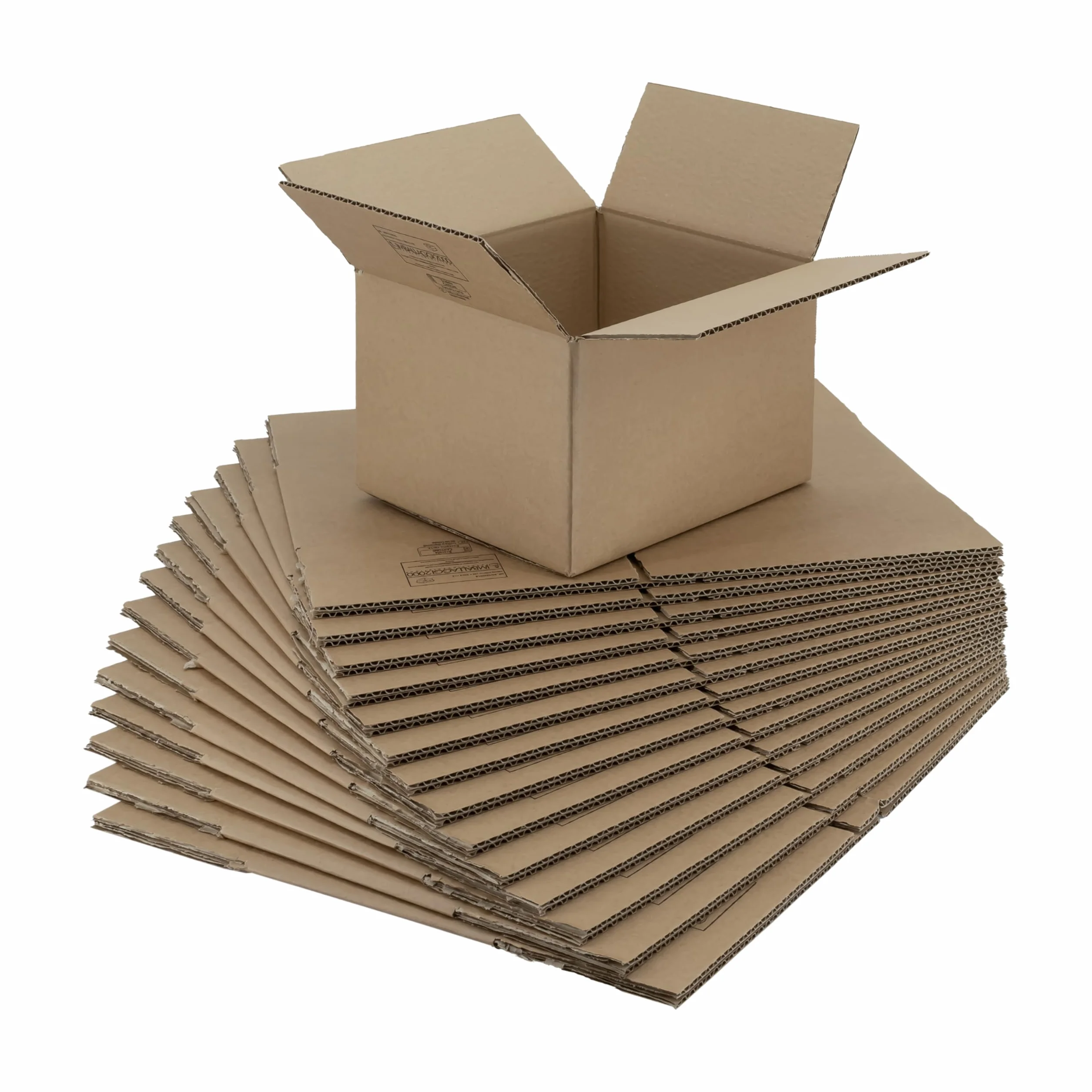 IMBALLAGGI 2000 Scatole Trasloco Onda Singola 23x20x15 Pack da 15 Cartoni Resistenti per Trasloco e Spedizioni