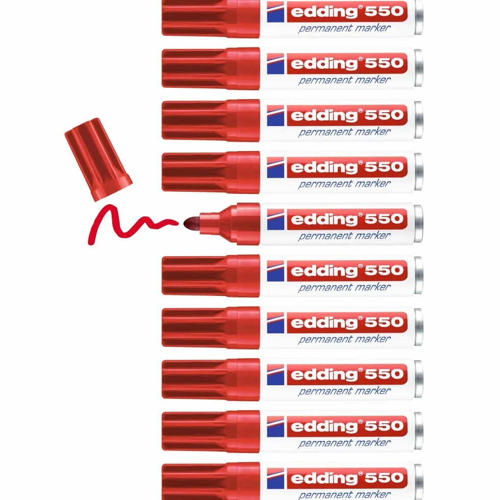 Edding Cf10marcatore Perman 550 Rosso