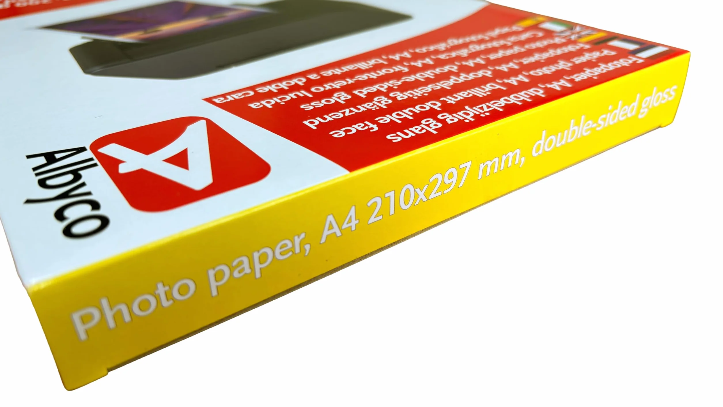Albyco Carta Fotografica A4 Lucida 200 g/m² Fronte-Retro 100 Fogli