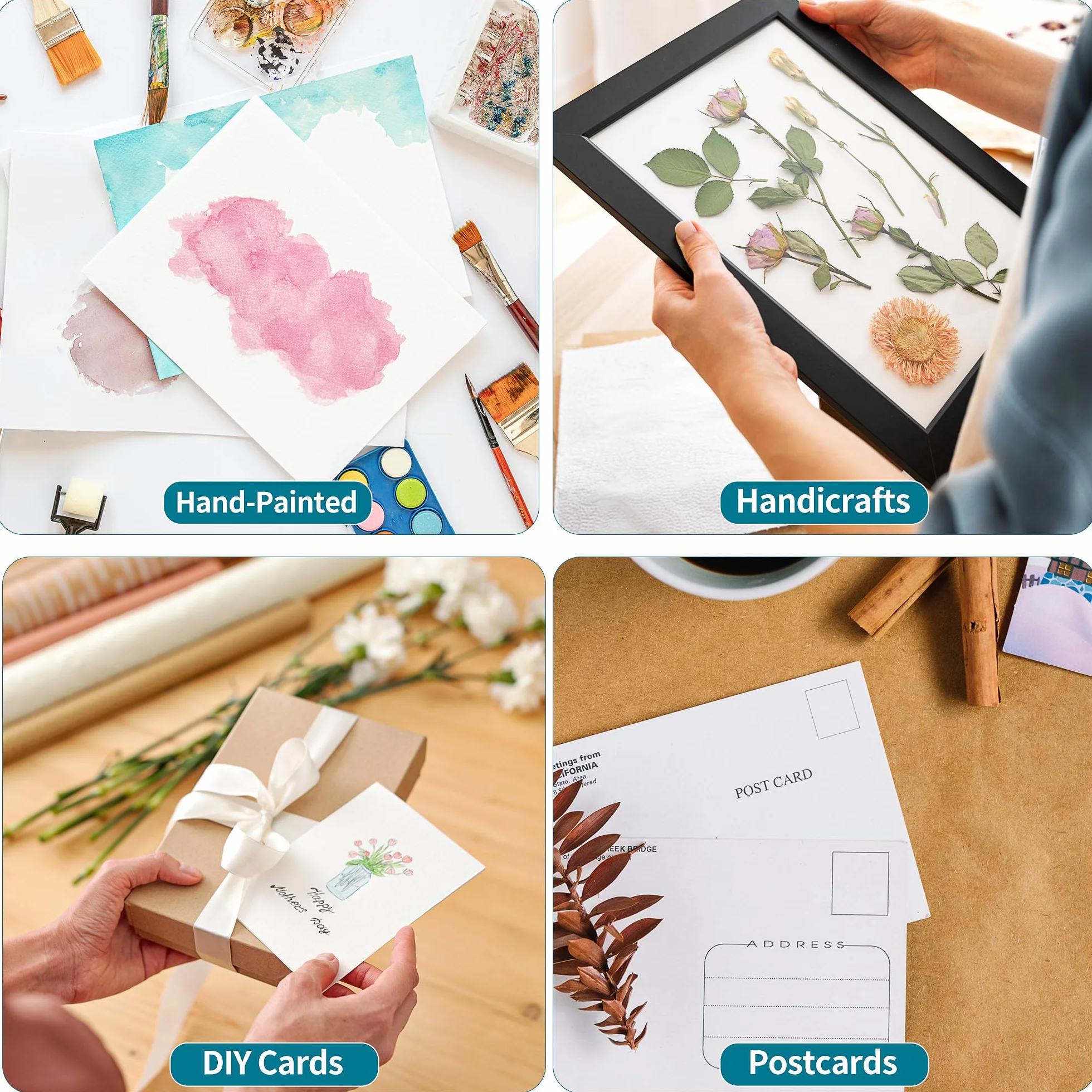 Bianco Carta Cartoncino A4 200 g/m² 70 Fogli per Stampante Biglietti Bricolage Scrapbooking