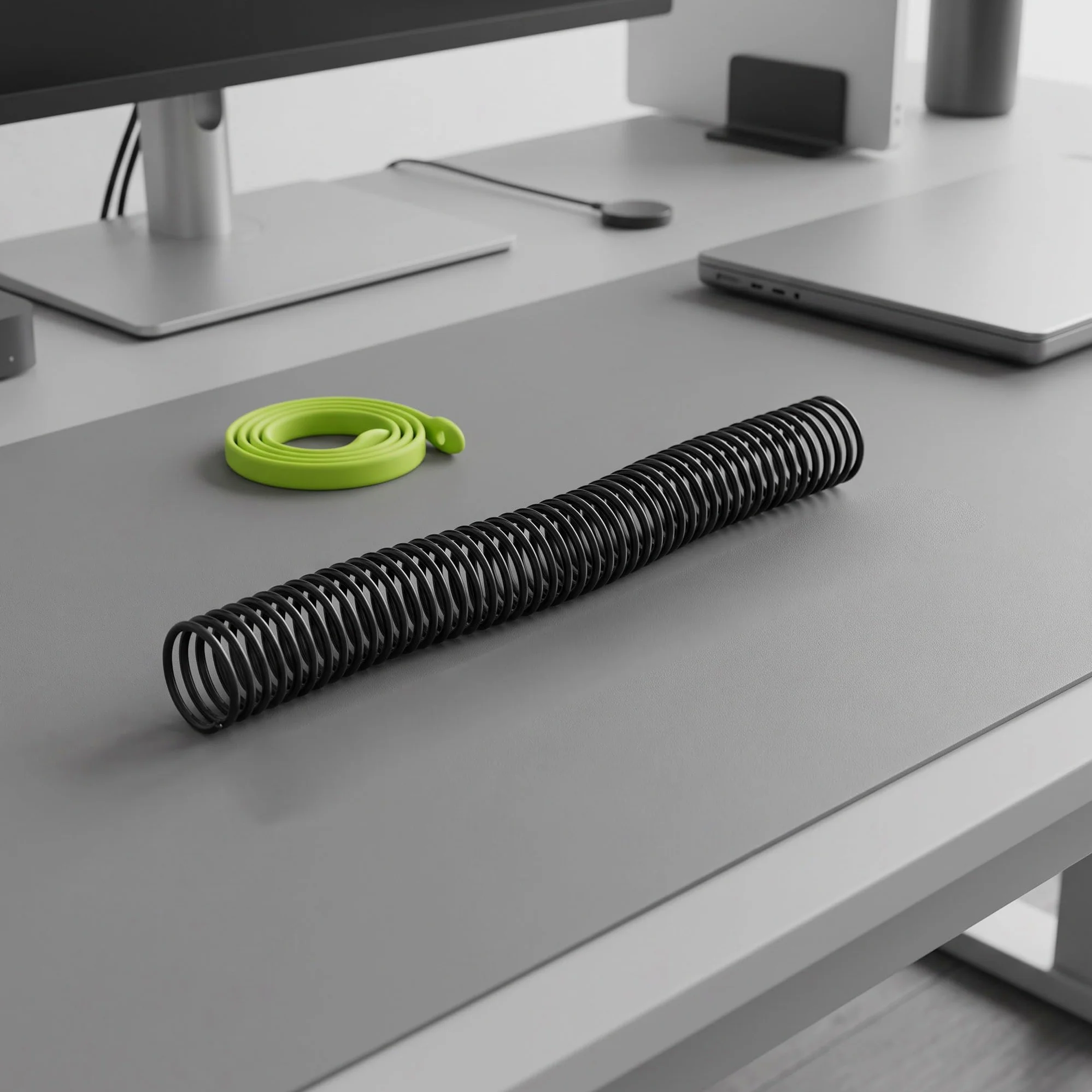 Kisangel 20 spirali in plastica per rilegatura: spirali per quaderni, passo 10 cm, facili da usare per organizzare agende e quaderni, dorsi neri, diametro 3,2 cm, capacità 300 fogli, 48 anelli