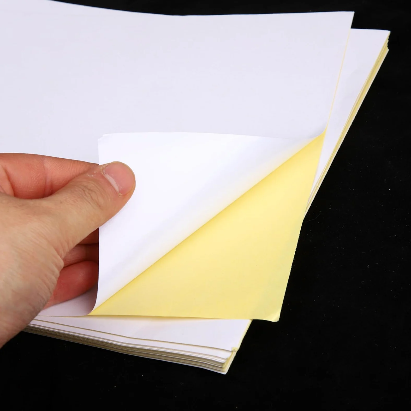 Lurrose 100fogli Carta Adesiva Stampabile Carta per Etichette Adesiva di Adesivi Stampabili Adesivi di Grandi Dimensioni per Stampante