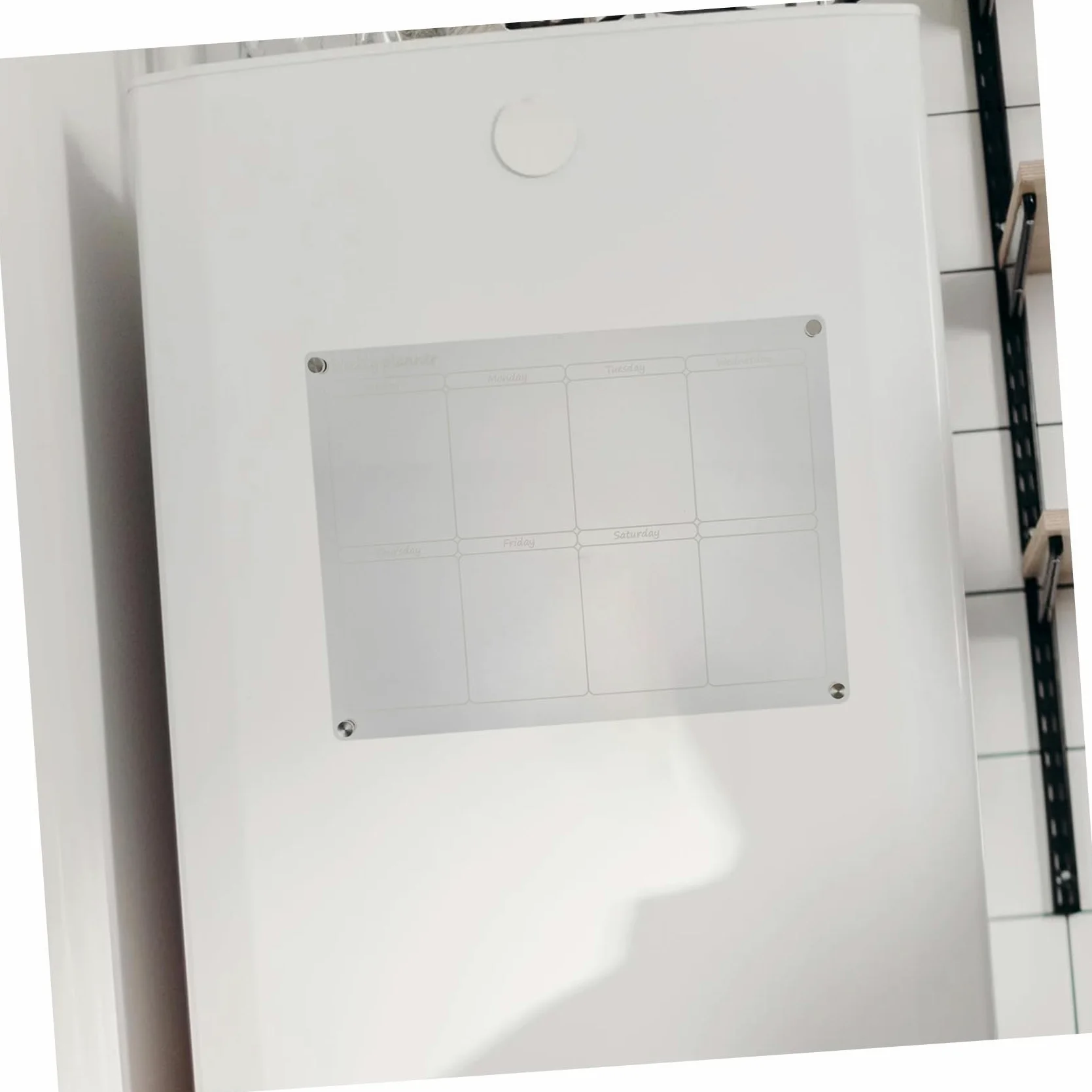 Tofficu Lavagna Magnetica Cancellabile Acrilico Trasparente Per Pianificazione Settimanale Per Frigorifero e Armadietti Superficie Riutilizzabile e Facile Da Pulire