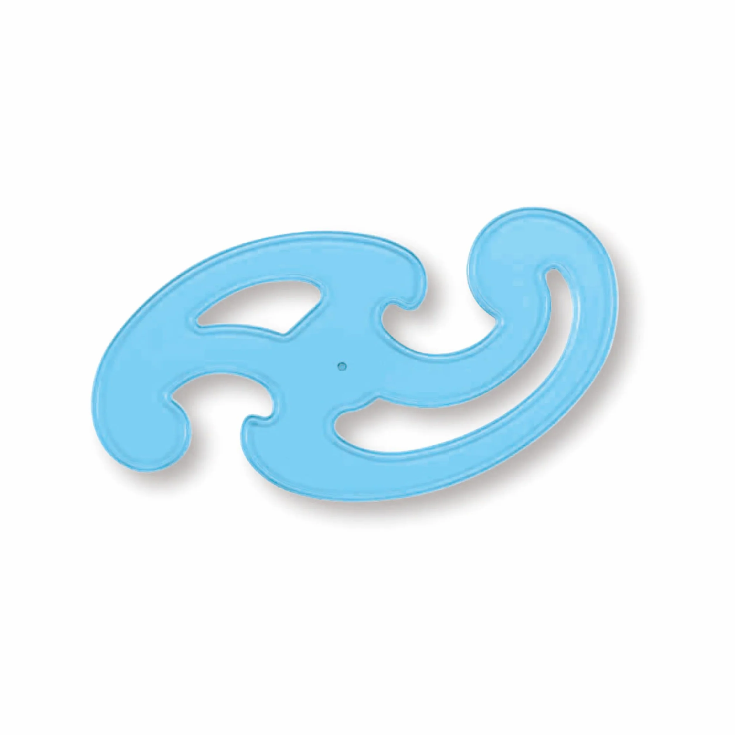 Staedtler Mars Curvilinee Set 3 Pezzi Stencil Geometrici Plastica per Disegno Tecnico Curve Raggio Variabile