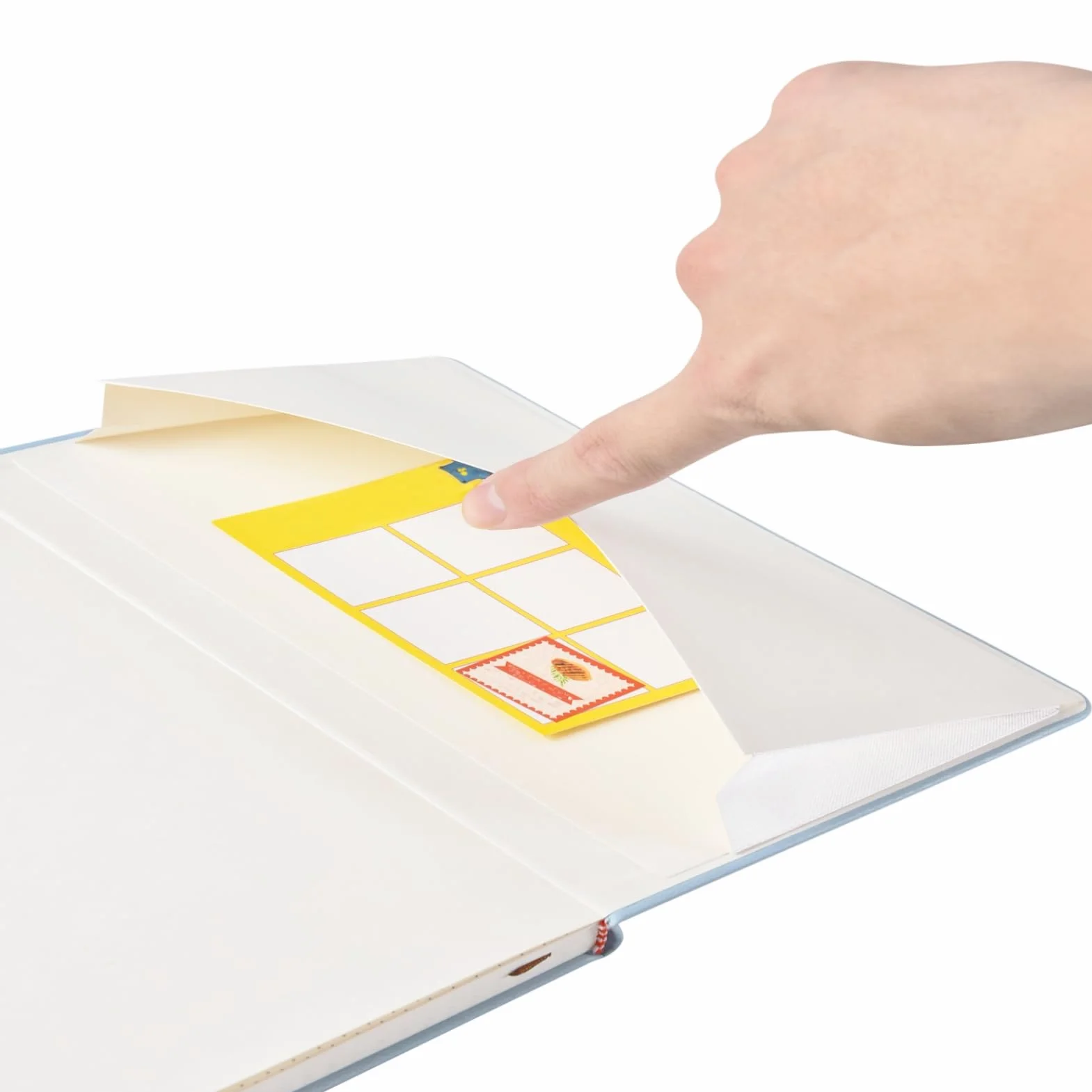 Taccuino A5 Bianco Copertina Rigida 120GSM 172 Pagine Quaderno con Tasca Posteriore Banda Elastica Lilla