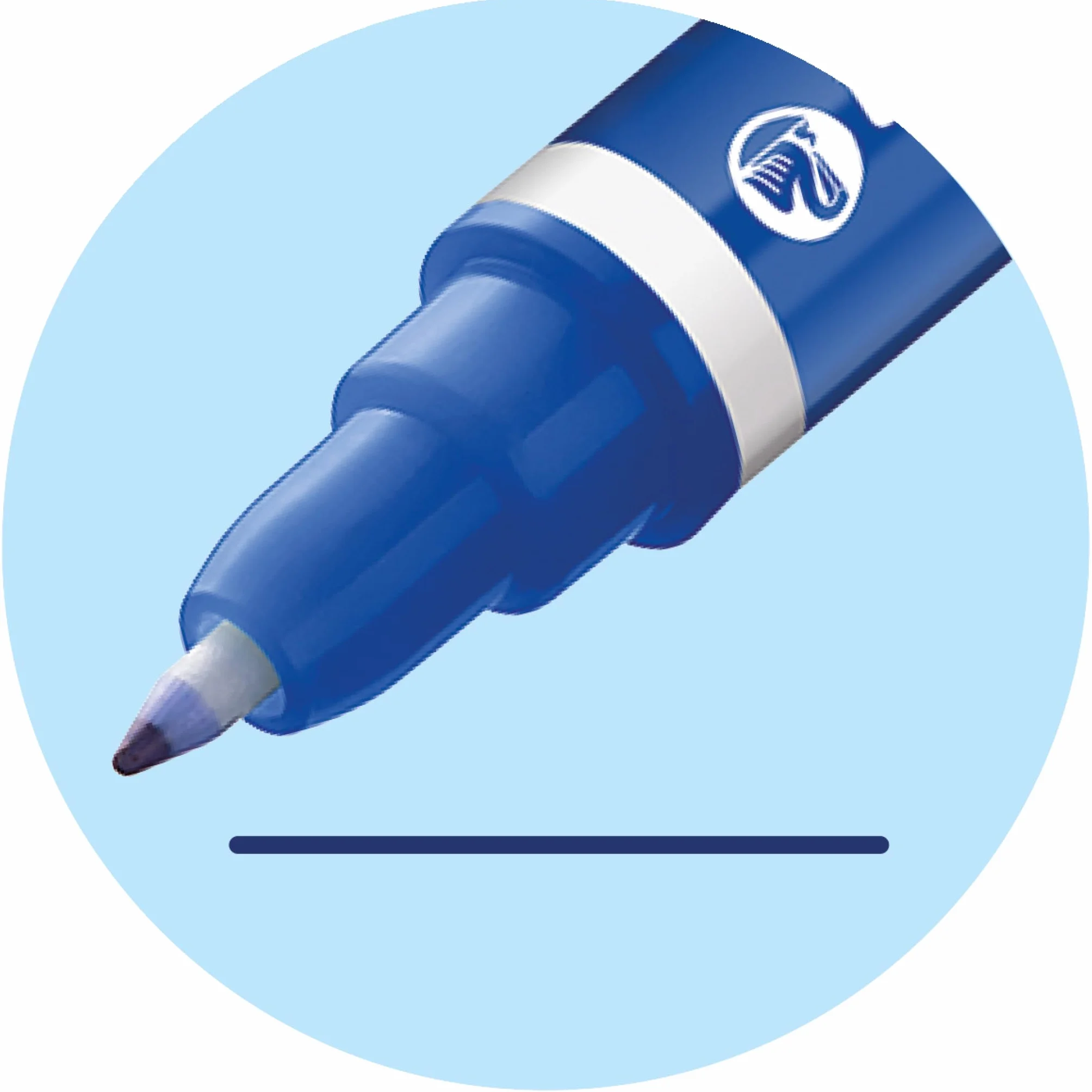 Pelikan Cancellino Inchiostro Super Pirat 850B/2/B Doppia Punta, Correttore a Penna Punta B, 2 Pezzi, Rosa - Blu
