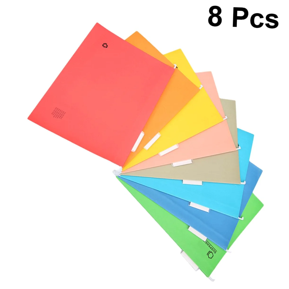 Angoily 3 Set Cartelline Appendibili Colorate Carta Per Organizzazione Documenti Per Ufficio E Casa Facili E Classificare Materiale Resistente E 8 Pezzi * 3