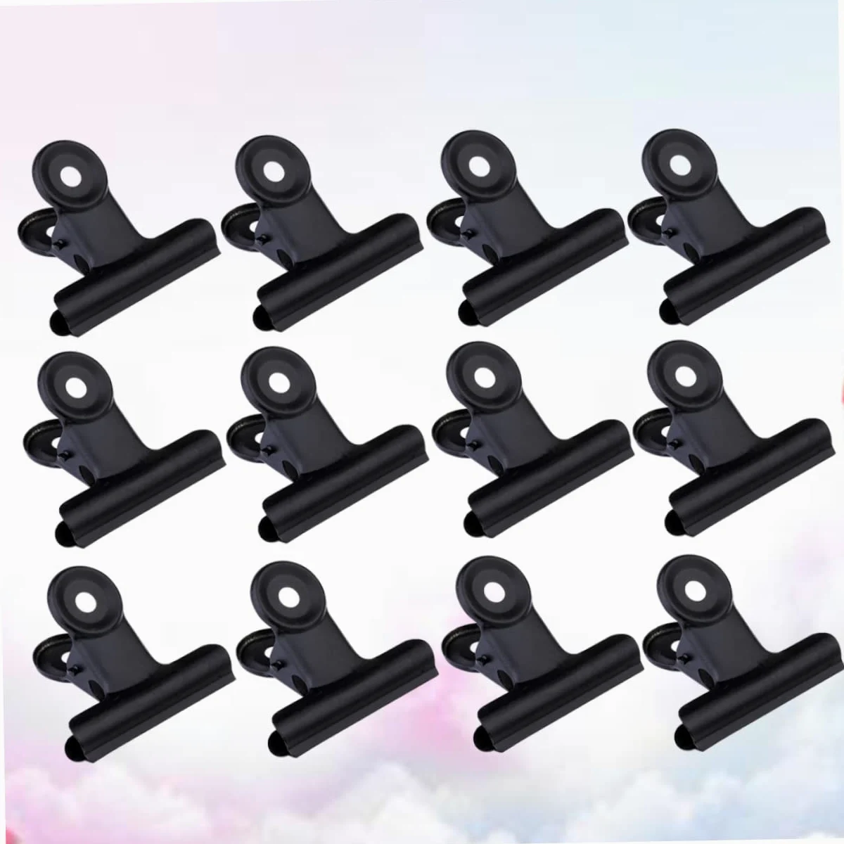 2 Set Di Pratiche Clip Per Raccoglitori in Metallo Da 38 Mm Con Piccolo Foro Per Parete Ufficio Casa Molla Resistente Per Il Fissaggio Di Documenti 30 Pezzi * 2