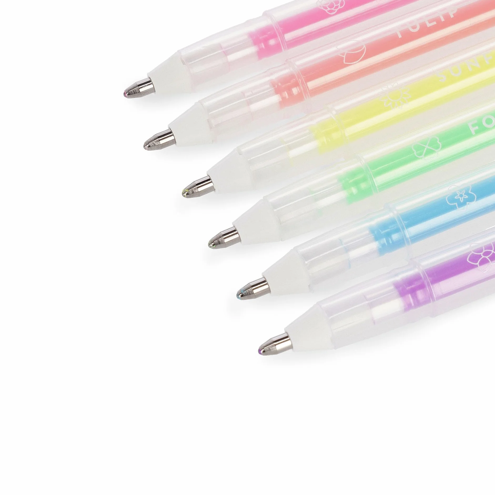 Legami Set di 6 Penne Gel Pastello Spring is in the Air, 6 Colori Profumati, Punta 1 mm