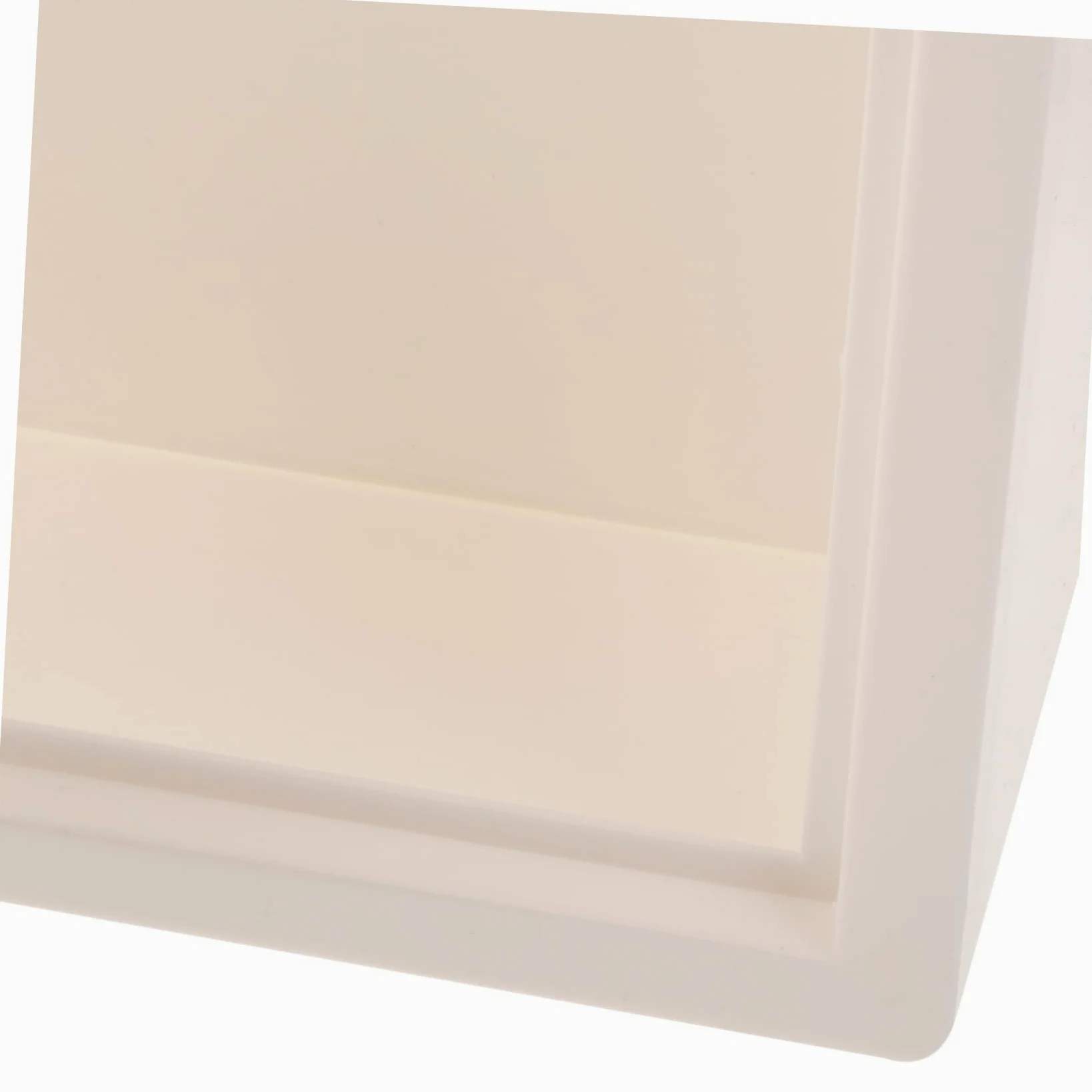 Uonlytech Scatola di Sicurezza con Serratura e 2 Chiavi in Plastica Pp Bianco per Organizzare Piccoli Oggetti con Protezione della Privacy per Camera Dormitorio o Ufficio