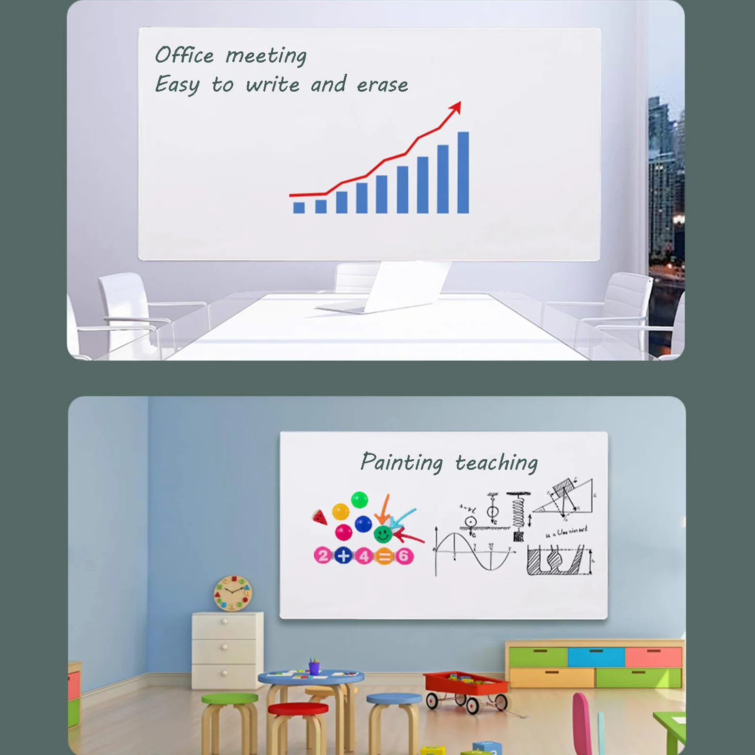Foglio Magnetica Autoadesivo Autoadesivo Autoadesivo A Secco Morbido per Qualsiasi Superficie Liscia, Casa To-do Record per Bambini Disegno Ufficio Avviso(Size:100X200CM)