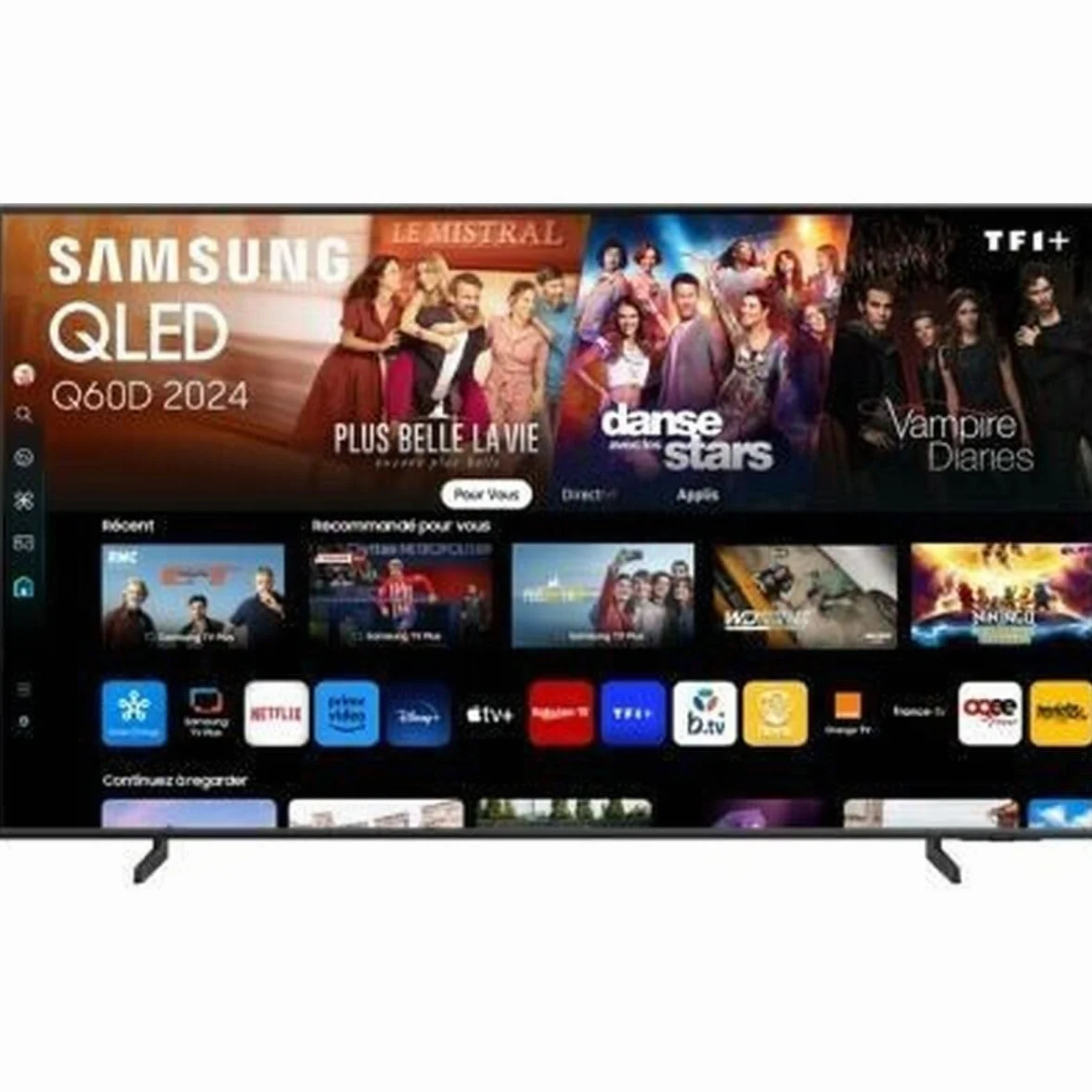 Samsung TV QLED 50" Q60D 2024, 4K, Smart TV