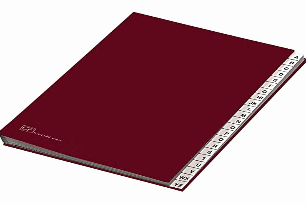 MONITORE A/Z FRASCHINI FORMATO 24X34CM ROSSO ART. 640-E