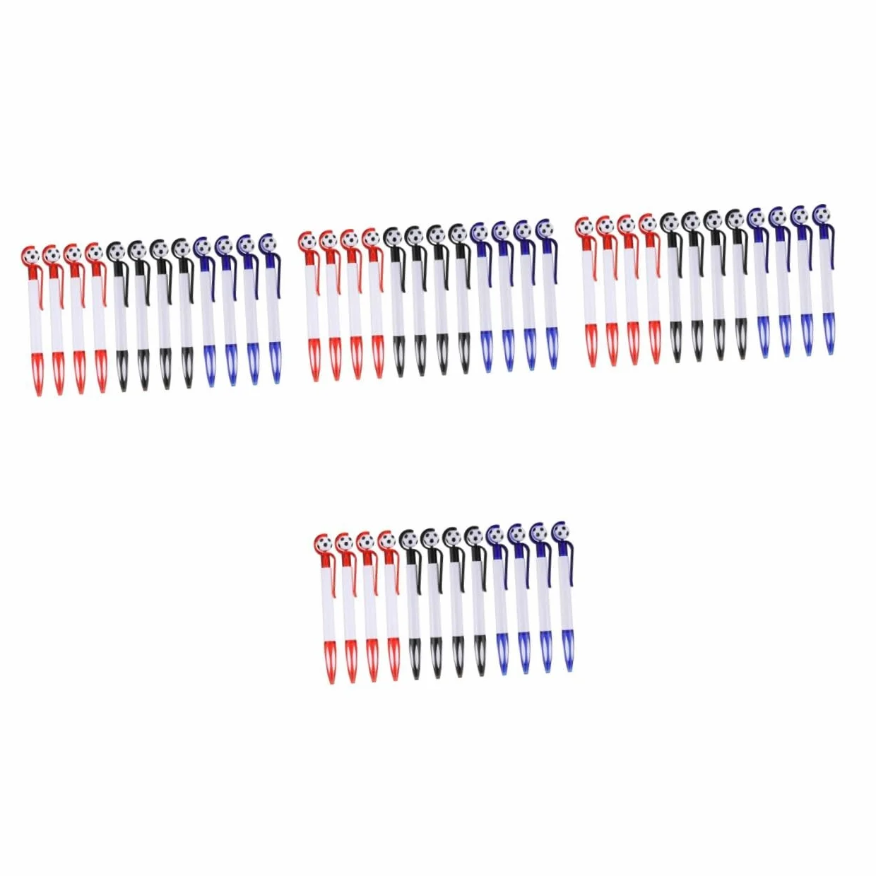 4 Set Penna A Sfera Matite Da Calcio Penne A Sfera Decorazioni Per Feste Di Compleanno A Tema Calcio Penne Decorative Per Il Calcio Pennarelli in Plastica 18 Pezzi * 4