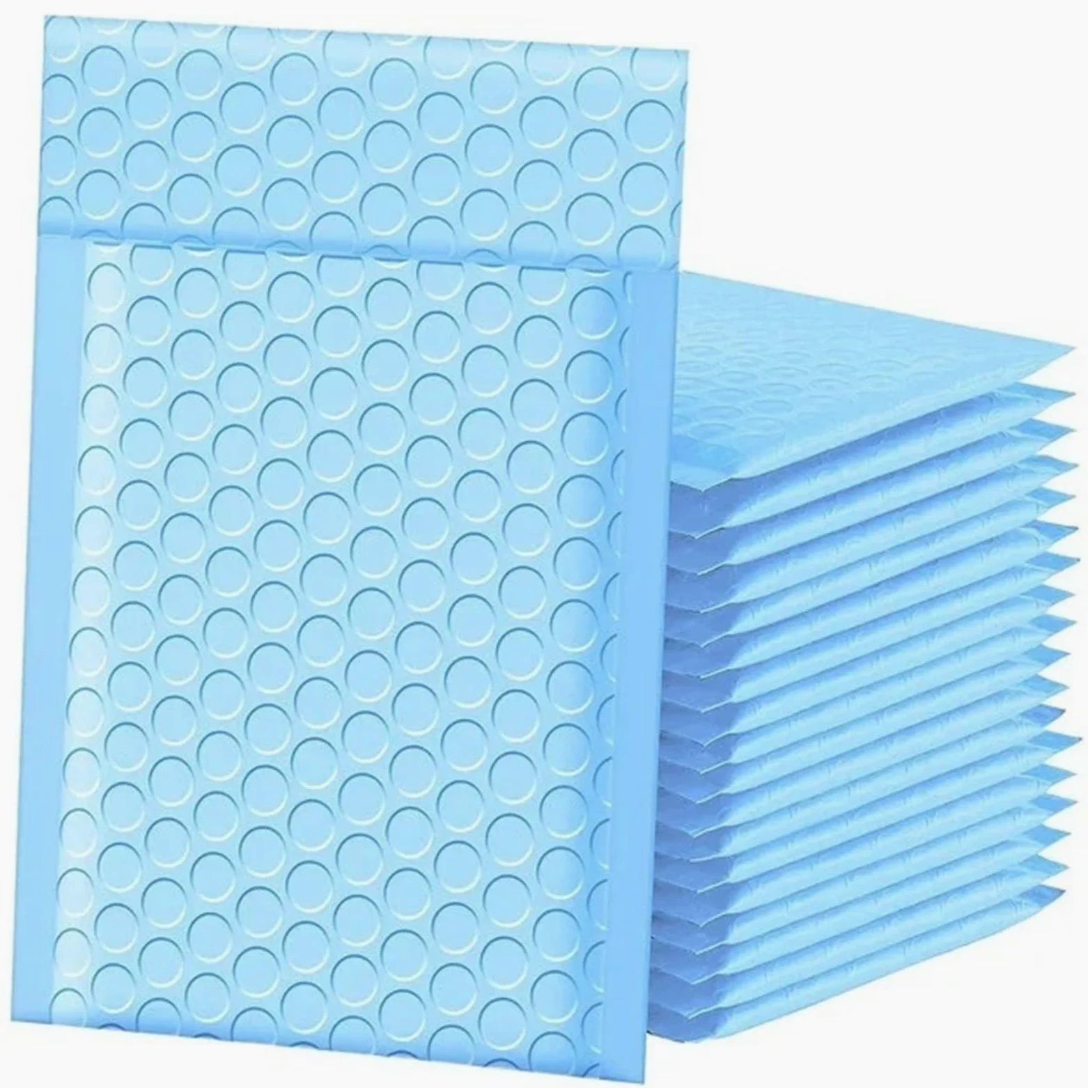 Bubble Mailer 100 PCS Bubble Mailers Padded Envelopes Self Seal Mailing Envelopes Mailers Shipping Envelopes Packaging for Business(Blue,13 * 15cm)