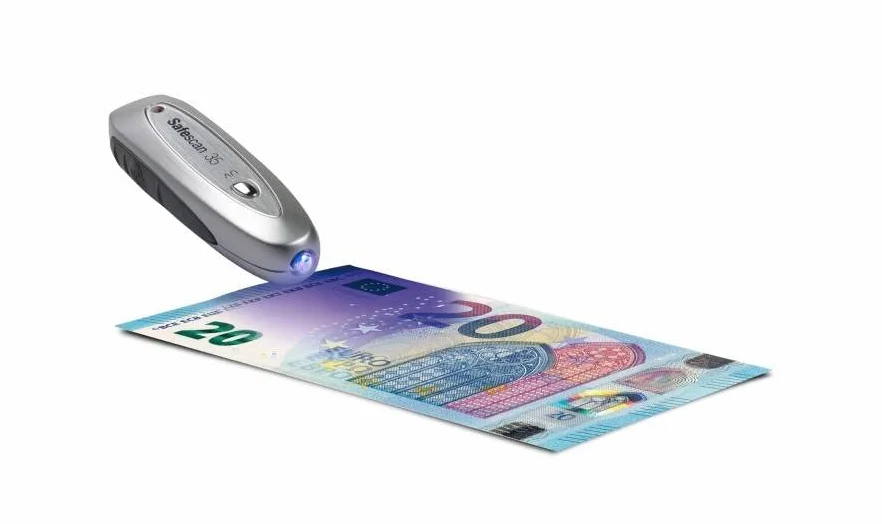 Penna Rilevatore SafeScan controllo soldi falsi contraffatti denaro Lampada UV