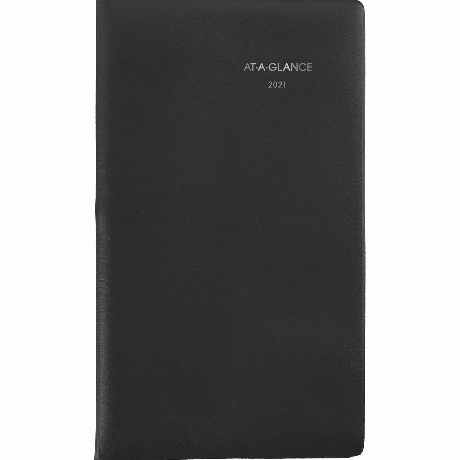 AT-A-GLANCE, calendario tascabile 2021, agenda settimanale, 8,9 x 15,2 cm, formato tascabile, nero (SK480021)