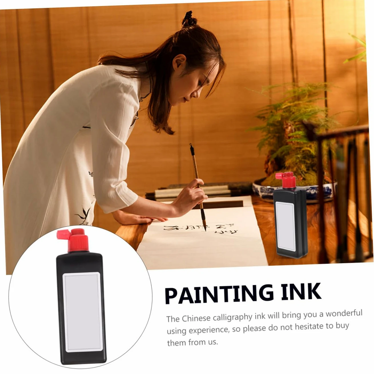 Artibetter 4pezzi Inchiostro Per Calligrafia Cinese Inchiostro Per Pittura e Scrittura Facile Da Usare Per Studenti e Appassionati Di Arte