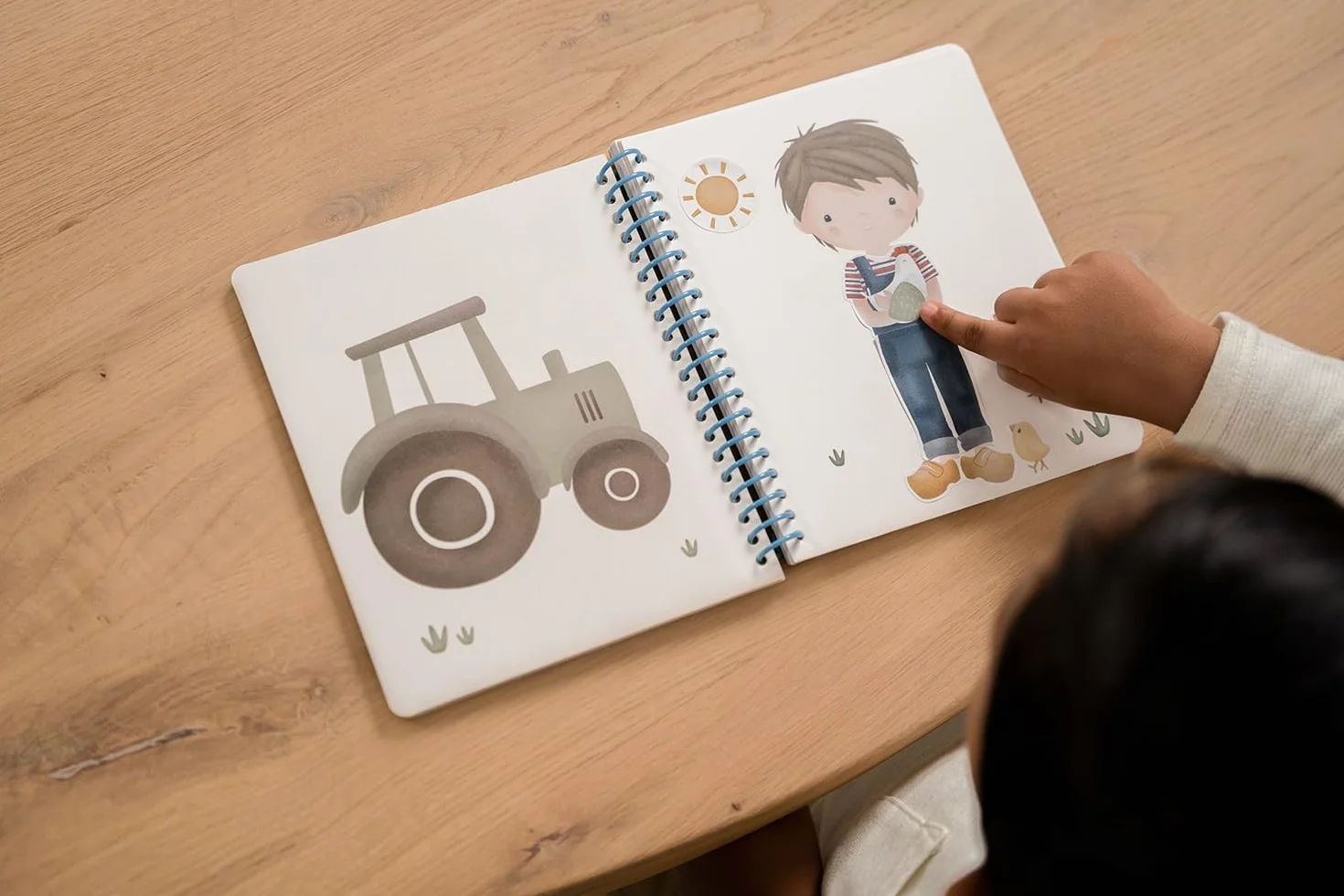 Little Dutch Libro con adesivi Dress me up Jim & Friends