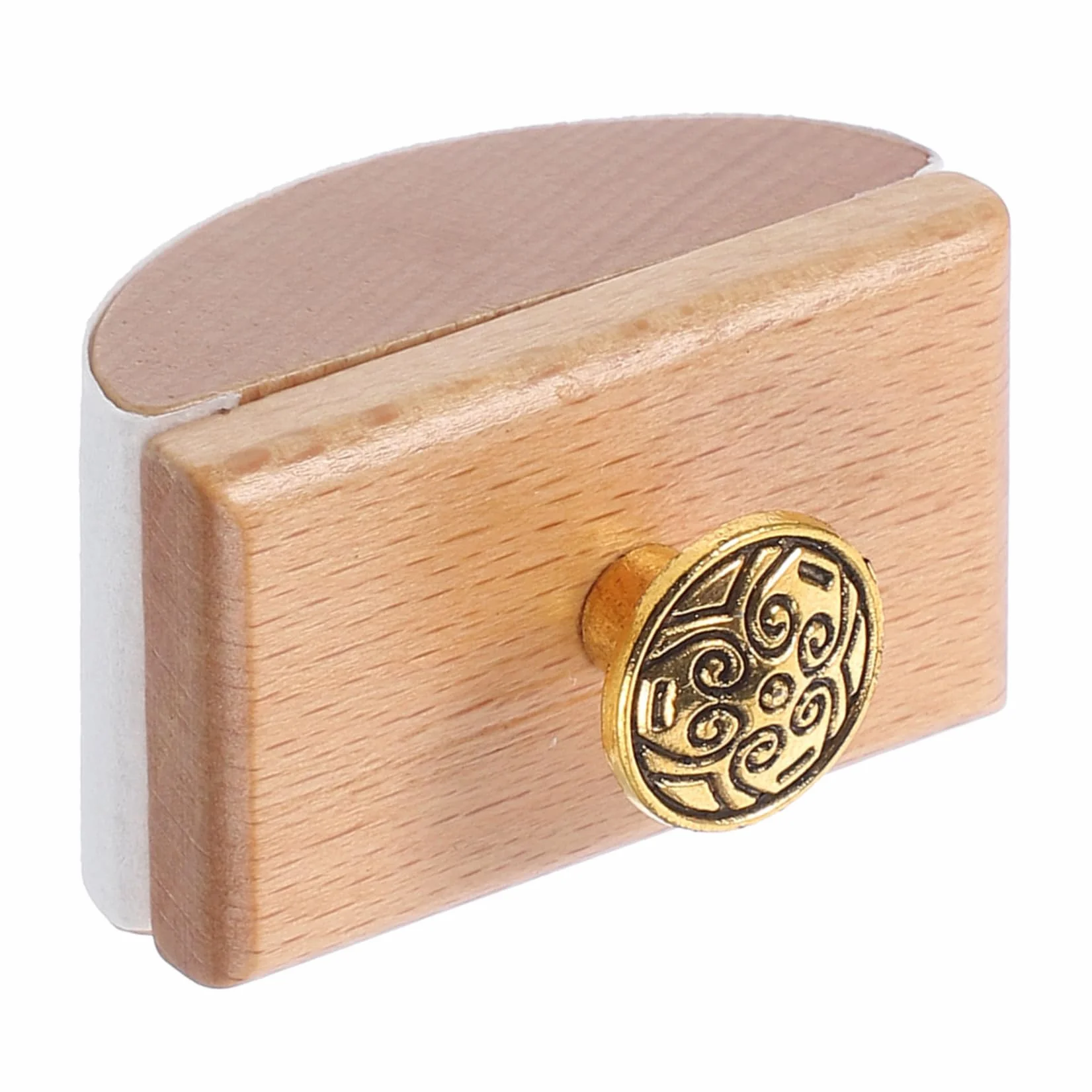 STOBOK Assorbitore Inchiostro in Legno e Lega di Zinco Portatile Carta Assorbente ad Asciugatura Rapida per Penna Stilografica
