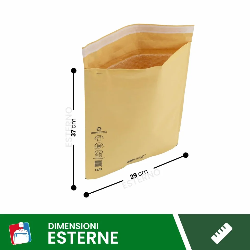 IMBALLAGGI 2000 Buste Postali Imbottite iM@il 50 Pezzi 27x36cm Buste Imbottite per Spedizione