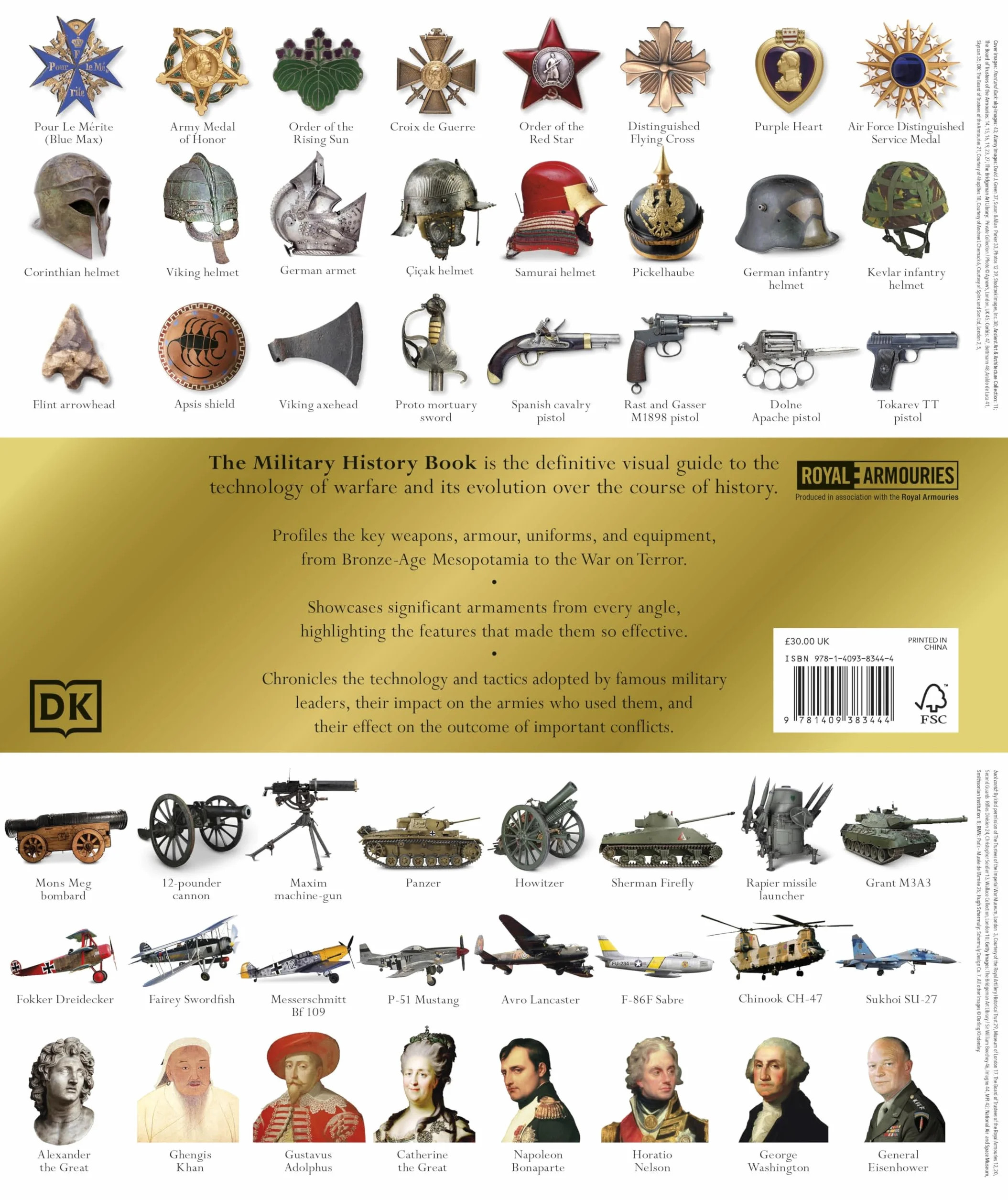 The Military History Book: The Ultimate Visual Guide to the Weapons that Shaped the World