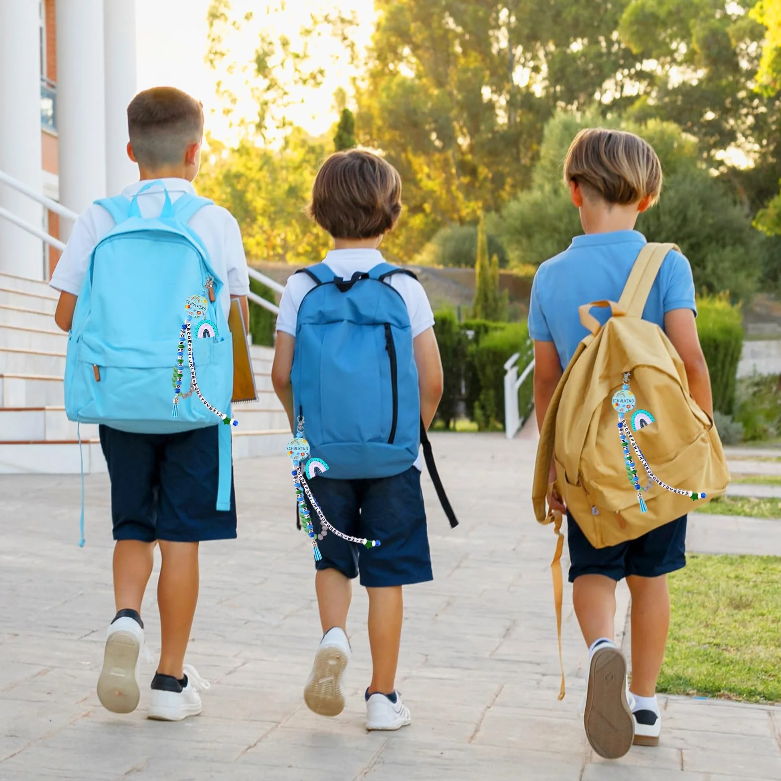 Collana Schulkind 2025 per ragazzi scuola elementare regalo inizio scuola con biglietto auguri