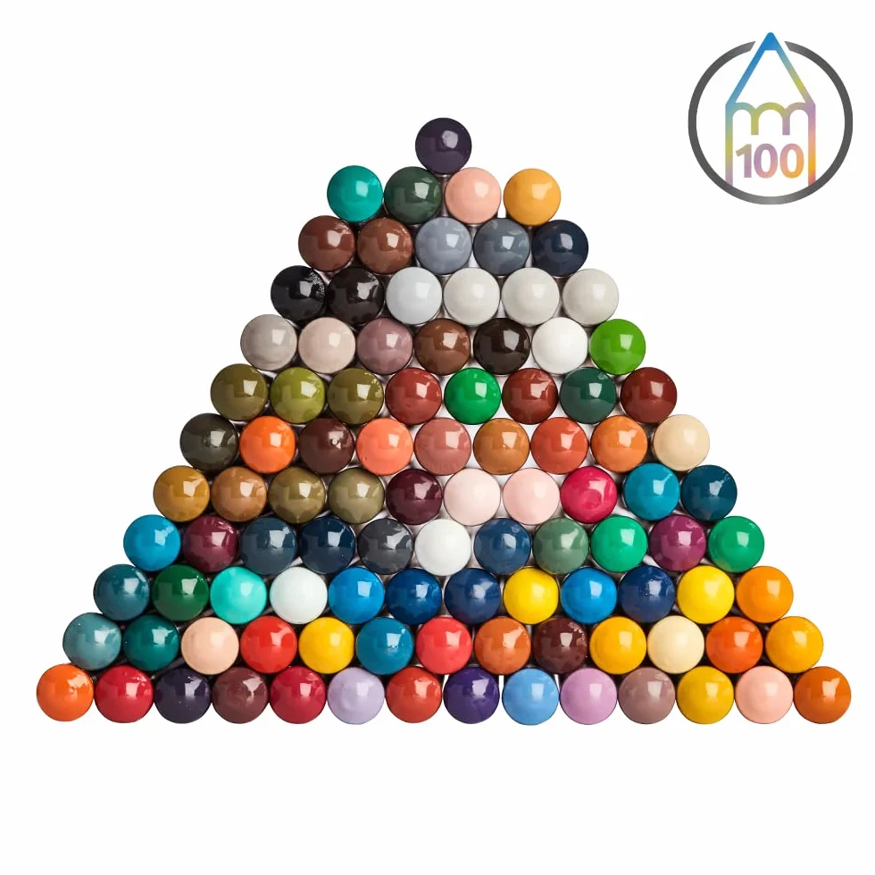 Derwent Lightfast Set di 100 Matite Resistenti alla Luce con Anima Rotonda da 4 mm, Resistenza Elevata del Nucleo e Consistenza Cremosa, Adatte al Disegno e alla Colorazione