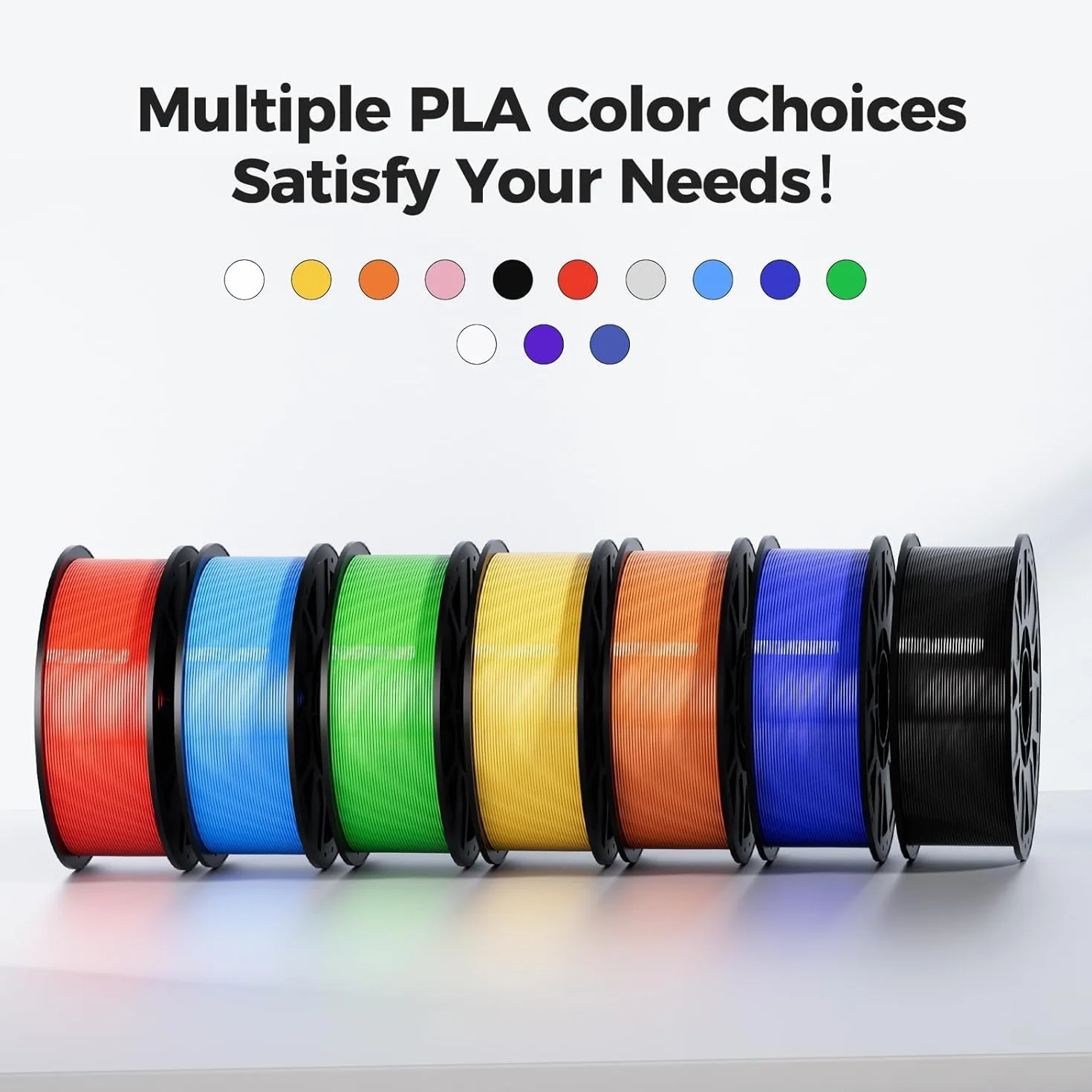Creality PETG Filamento 1,75 mm 1 kg Trasparente per Ender 3D Drucker