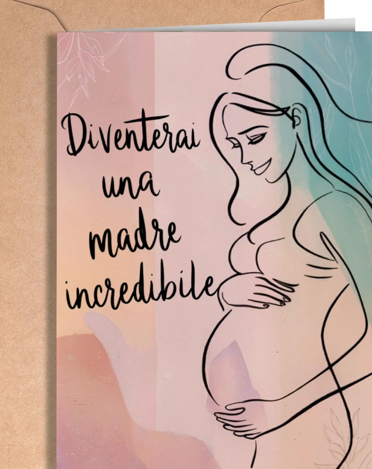 Biglietto di auguri per futura mamma – annuncio gravidanza o gender reveal – regalo originale per neo mamma – celebrare il nuovo arrivo