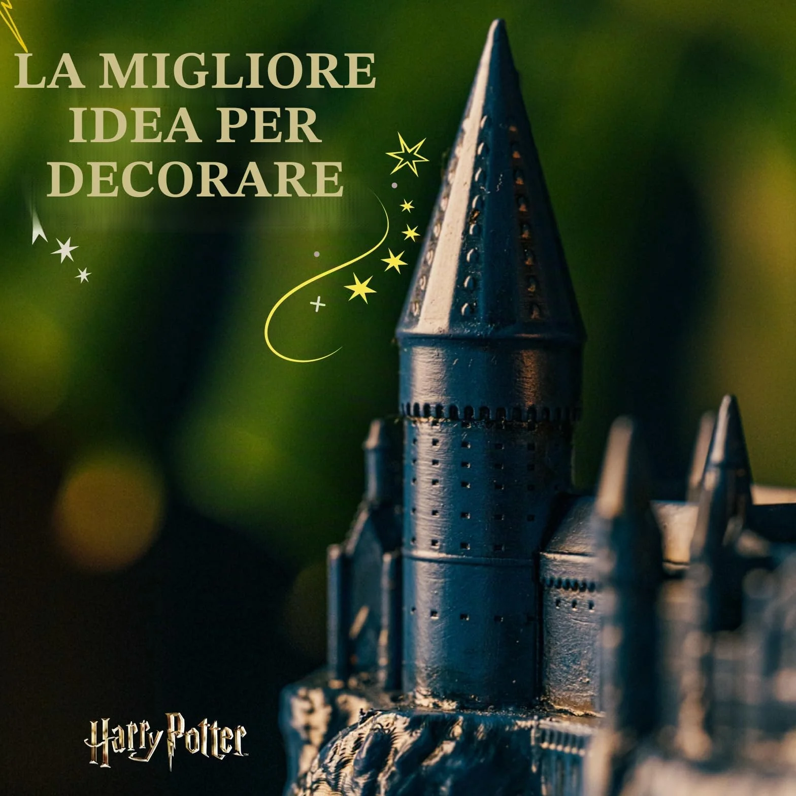 Calendario Harry Potter 3D | Calendario Perpetuo da Tavolo Hogwarts, Mini Calendario Perpetuo 14 x 9 x 10 cm, Harry Potter Gadget, Natale ad Hogwarts