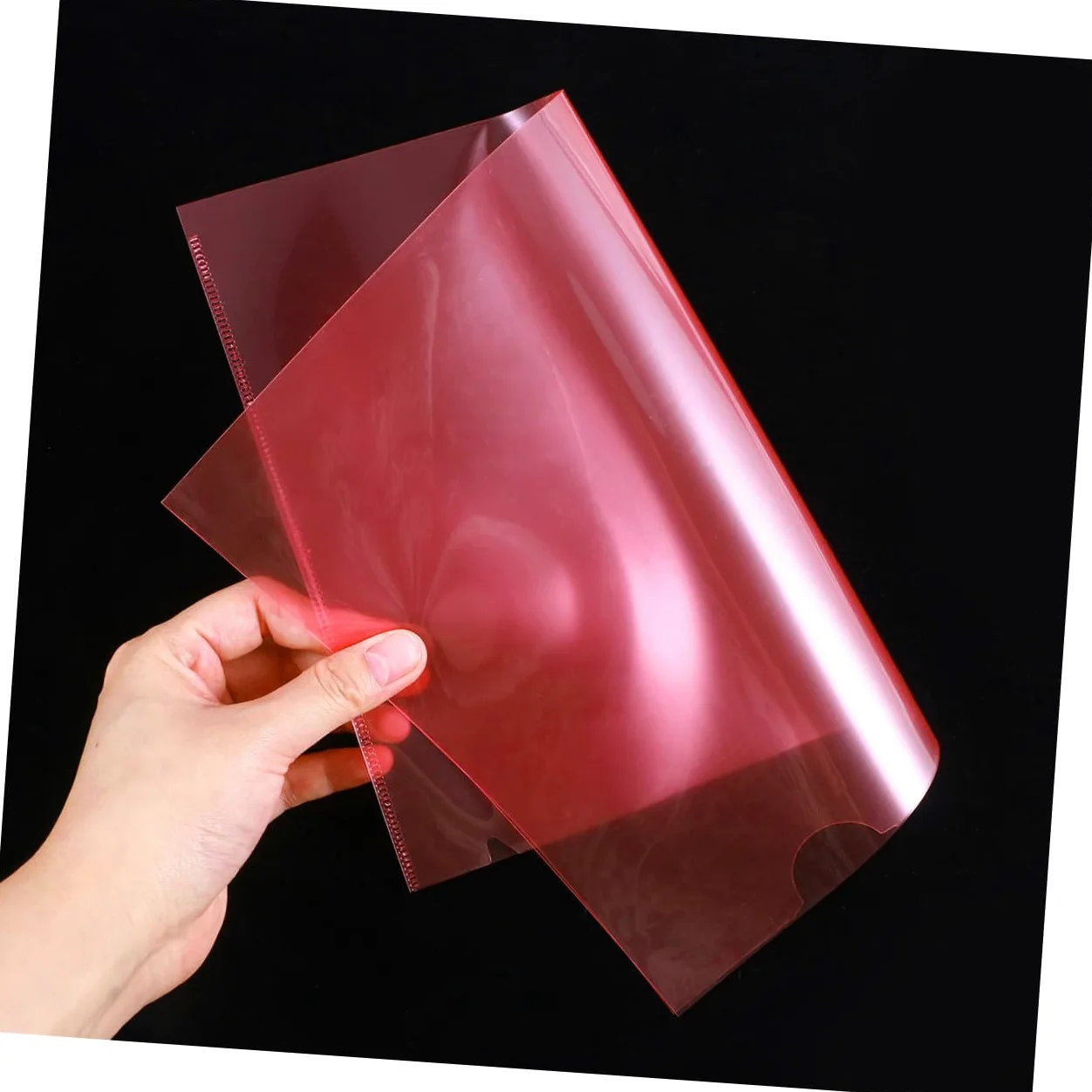 30 pezzi Cartelline Documenti Trasparenti in PP Folder Resistente e Anti-deformazione Organizer per Ufficio Scuola e Casa