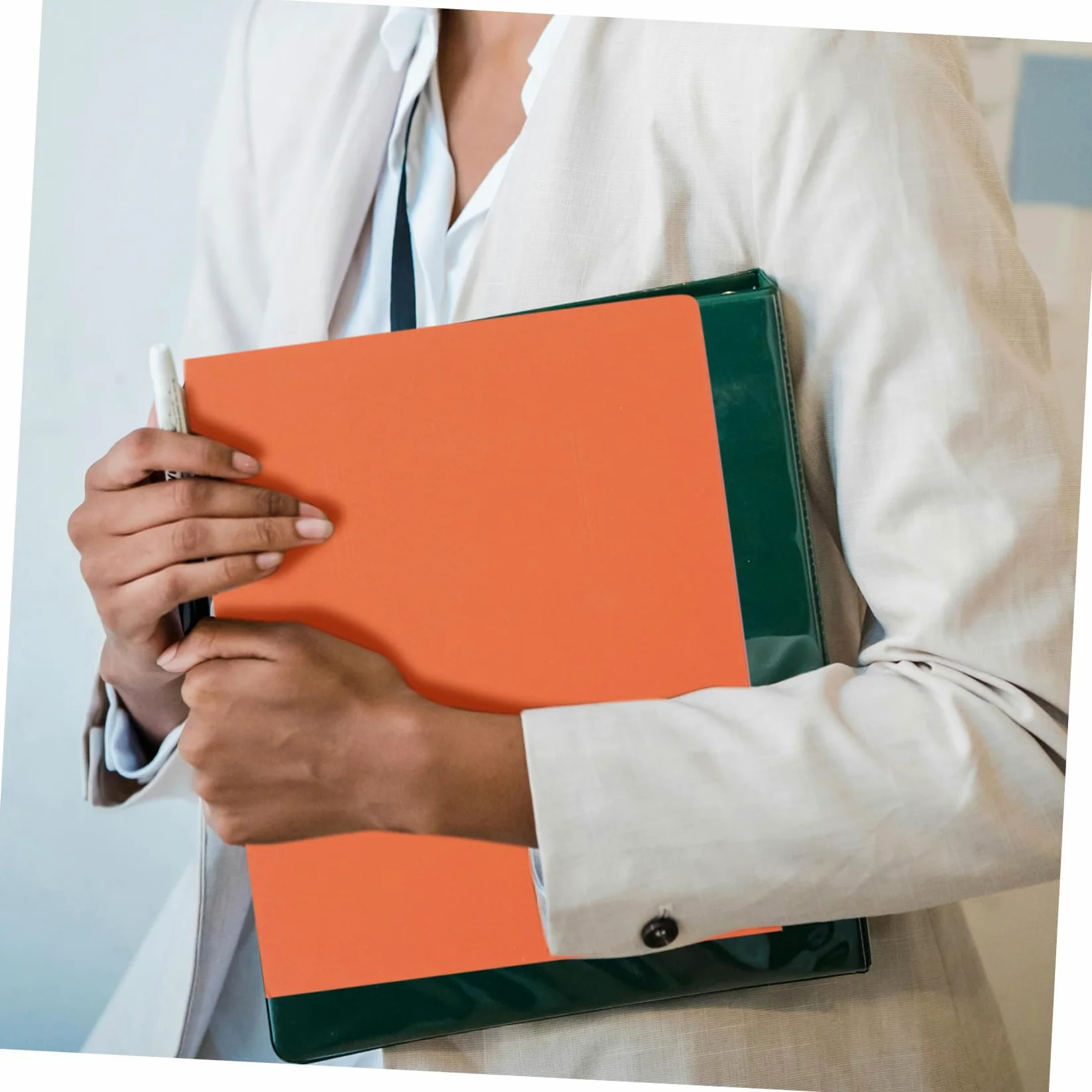 Cartelline in Carta A4 con Doppio Tascone 10 Pezzi per Organizzazione Contratti e Documenti Ufficio o Casa