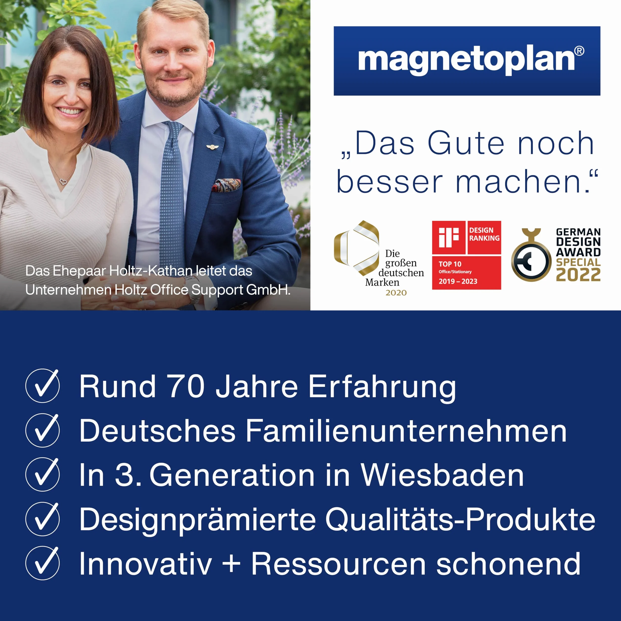 magnetoplan Moderationskoffer, gefüllt
