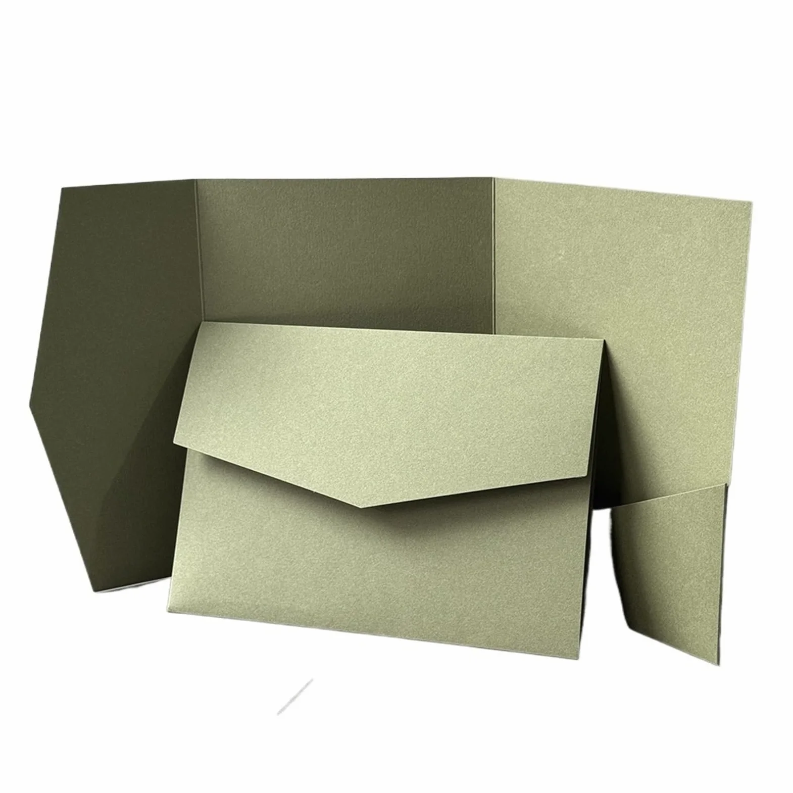Buste Da Lettera Busta di carta for matrimonio fai da te con biglietto tascabile vuoto 50 pezzi(Sage green)