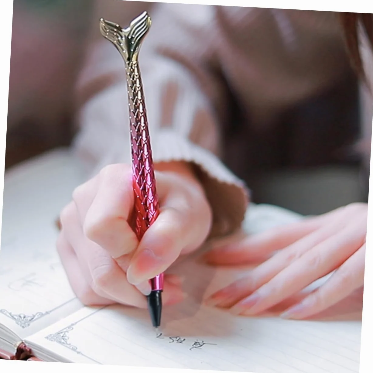 Operitacx 18pezzi Penne Sfera Eleganti Forniture Per Scrittura Per Scuola e Ufficio Design Pratico e Portatile