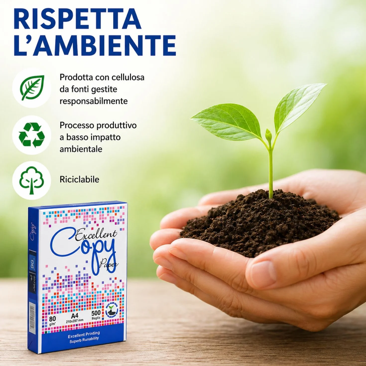 Risma Carta A4 2500 fogli 5 pacchi da 500 fogli