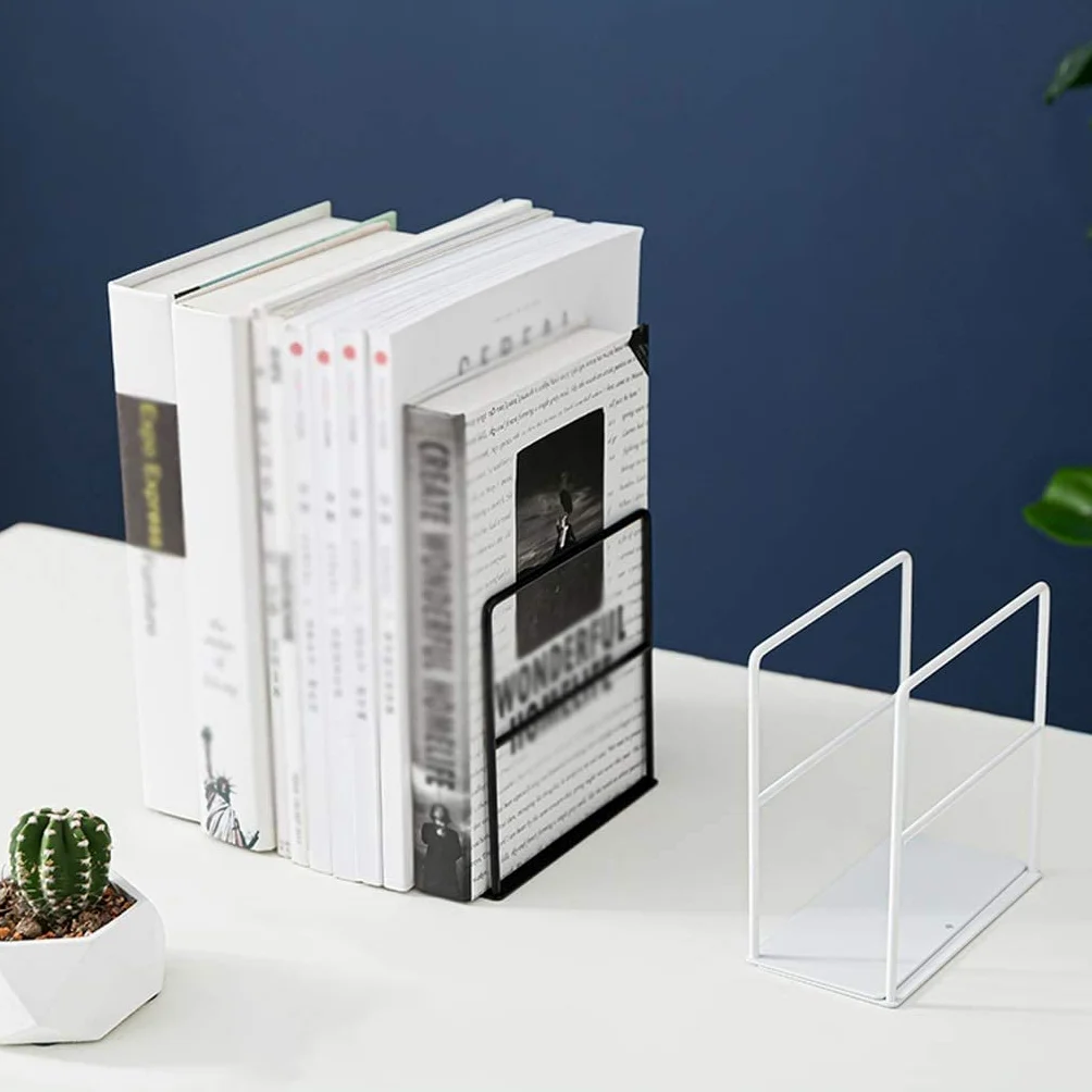 Reggi Libri, Fermalibri Scaffali Da Scrivania In Metallo, Piccoli Che Possono Espandere La Creatività In Ufficio E In Casa Ufficio Casa Scrivania(A)