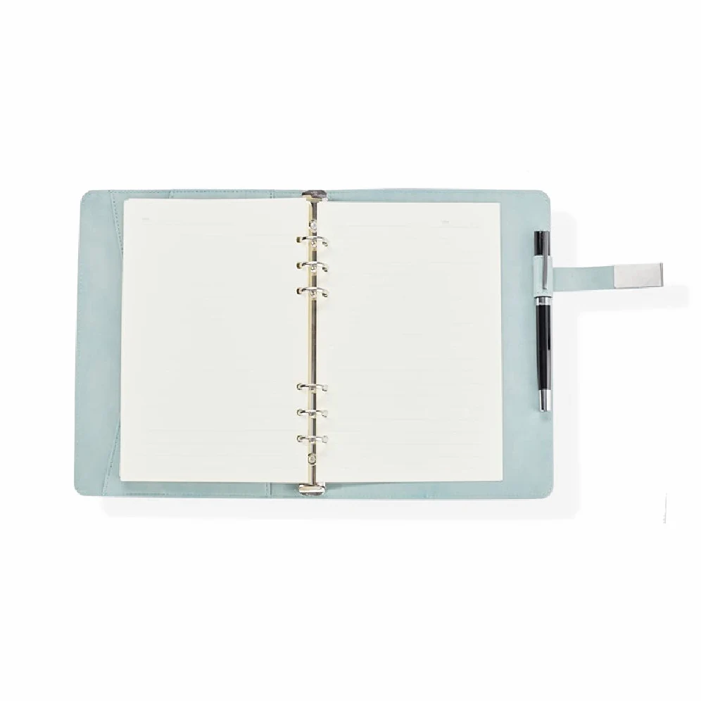 taccuini e diari Confezione Regalo Per Notebook Set Di Notebook Con Fibbia Portatile Multifunzione Di Personalità Semplice Diario Ispessito Taccuino (Color : Black+pen set)