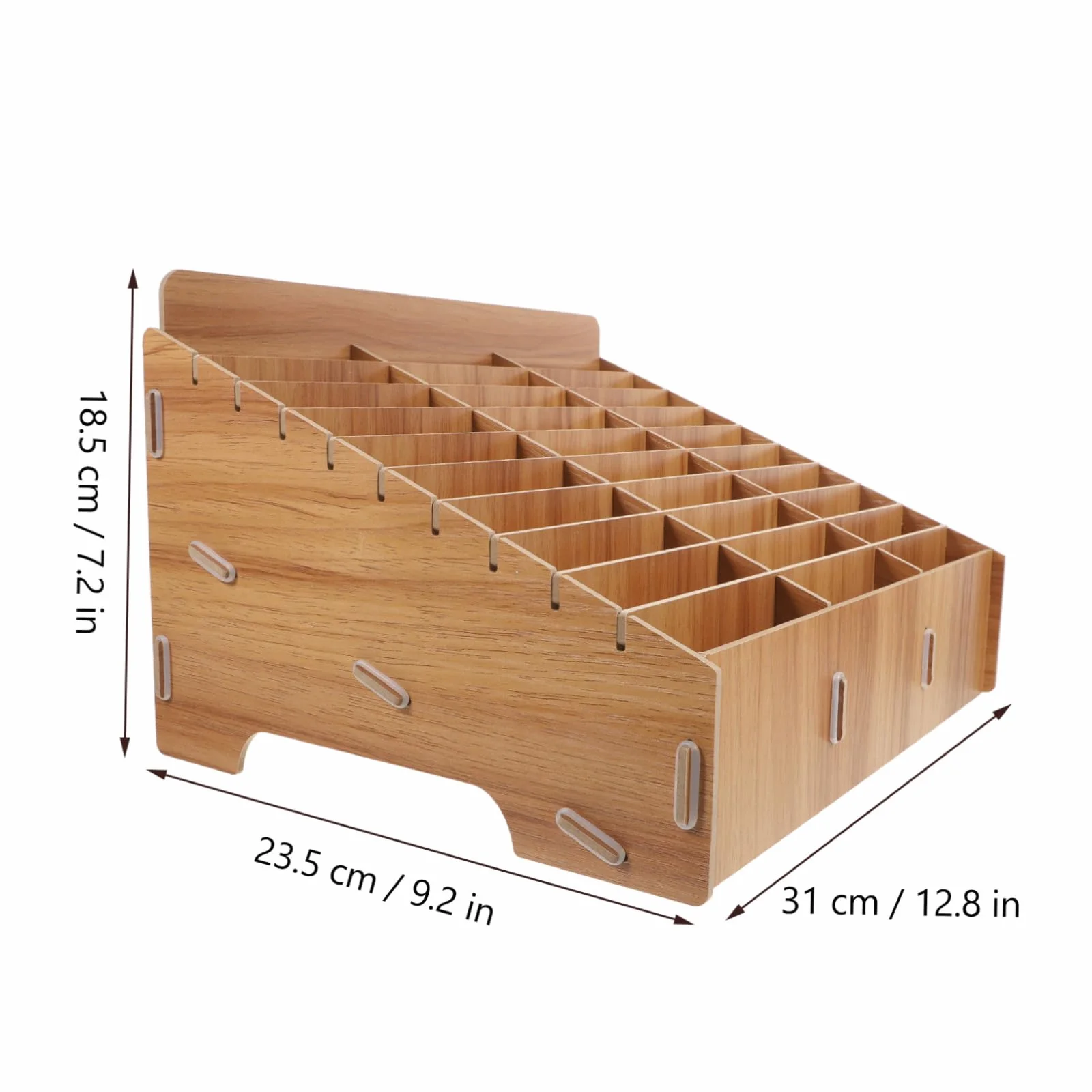 Scatola Portaoggetti in per Telefoni Cellulari con Scomparti Organizer Multi-grid per Ufficio e Aula Gestione Ordinata Smartphone Supporto Telefonico Design Robusto e Funzionale